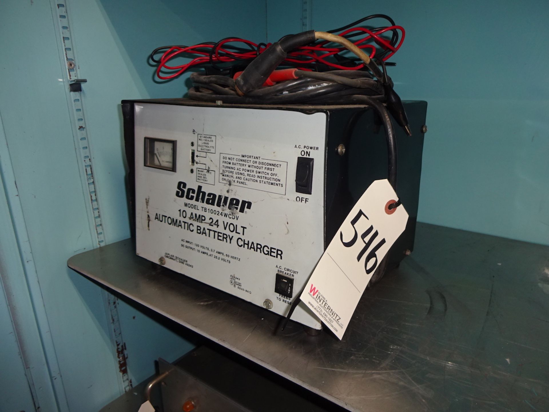 Schauer Model TB10024WCDV 10 Amp, 24 Volt Automatic Battery Charger