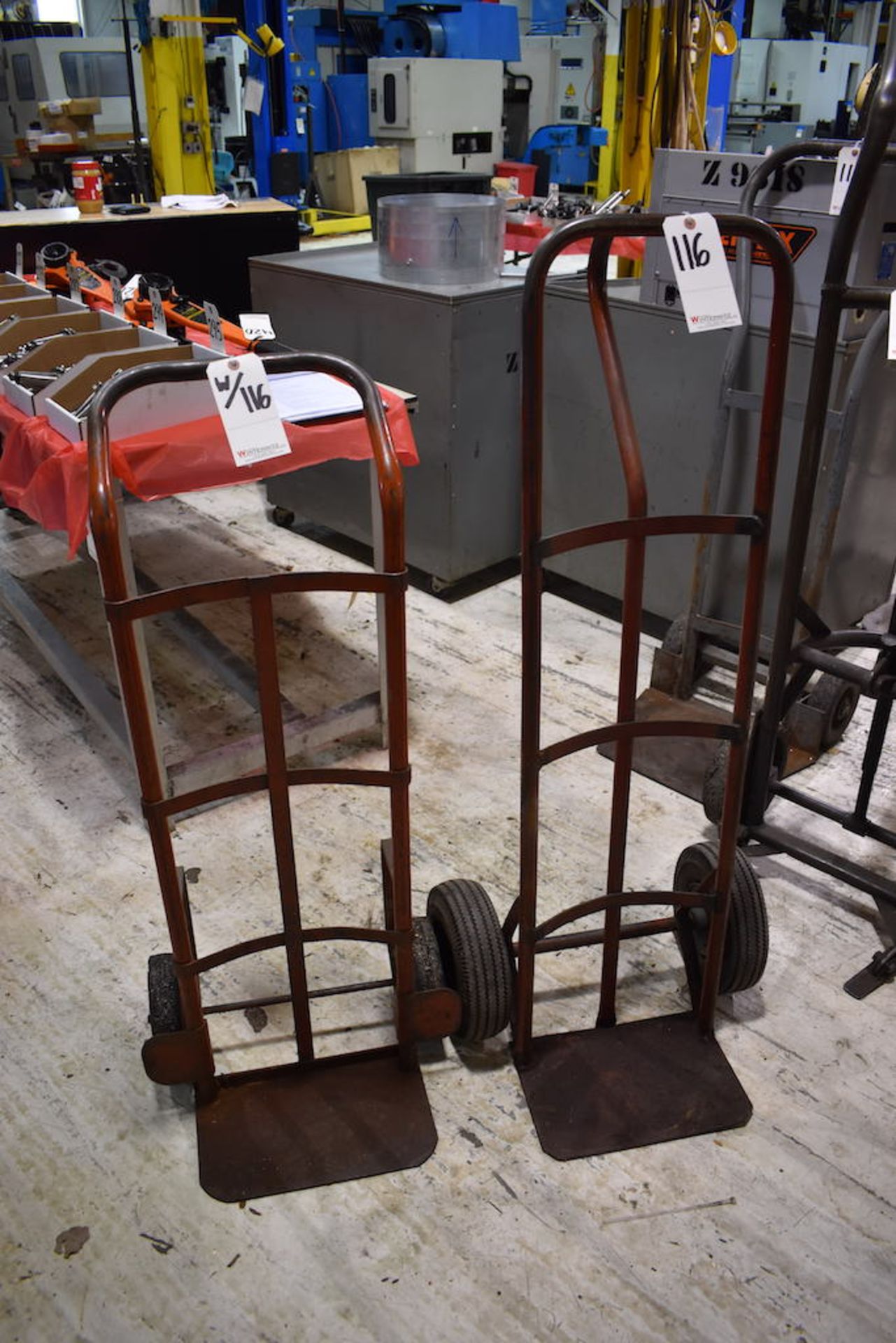 LOT: (2) 2-Wheel Hand Trucks