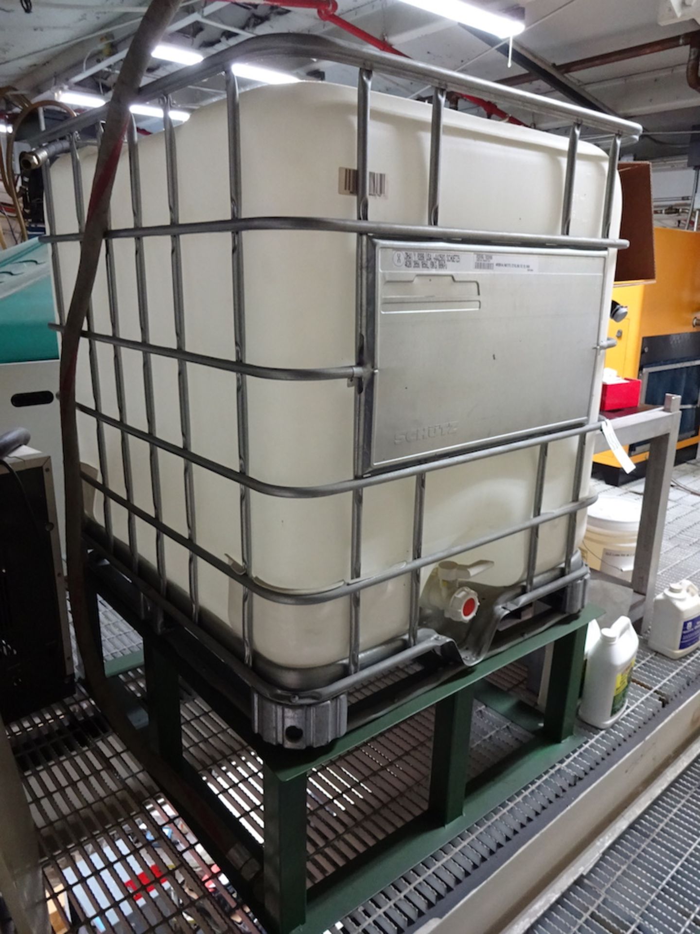 Schutz 250 Gallon Capacity Liquid Transport Tote, with Stand - Image 3 of 3