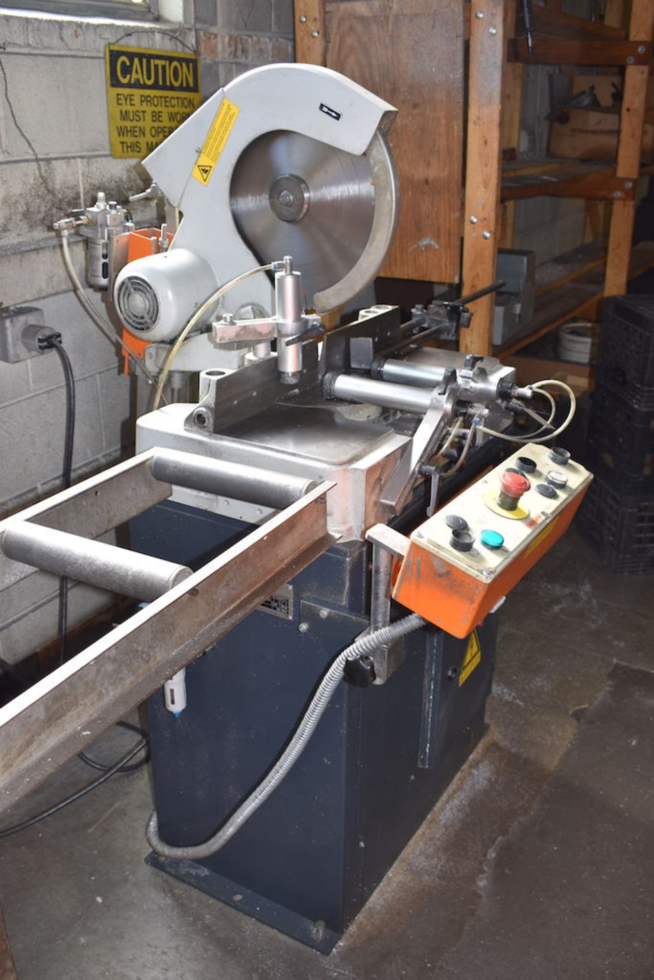 2010 Elumatec Type MGS73/33 Cold Saw, S/N 0733337111, Pneumatic Clamping, 10 ft. x 9-1/2 in. - Image 4 of 11