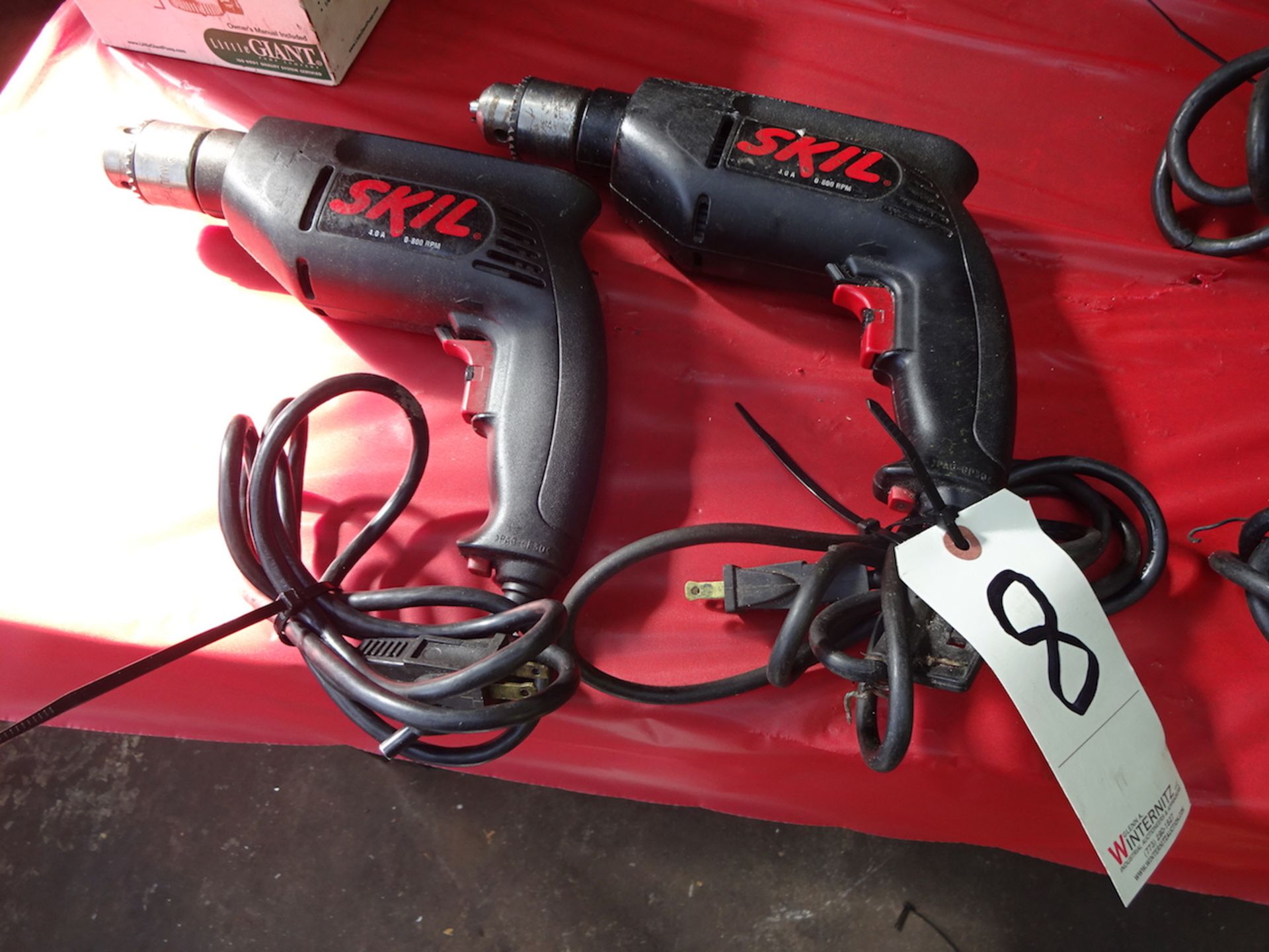 LOT: (2) Skil 1/2 in. Model 6355 Electric Drills