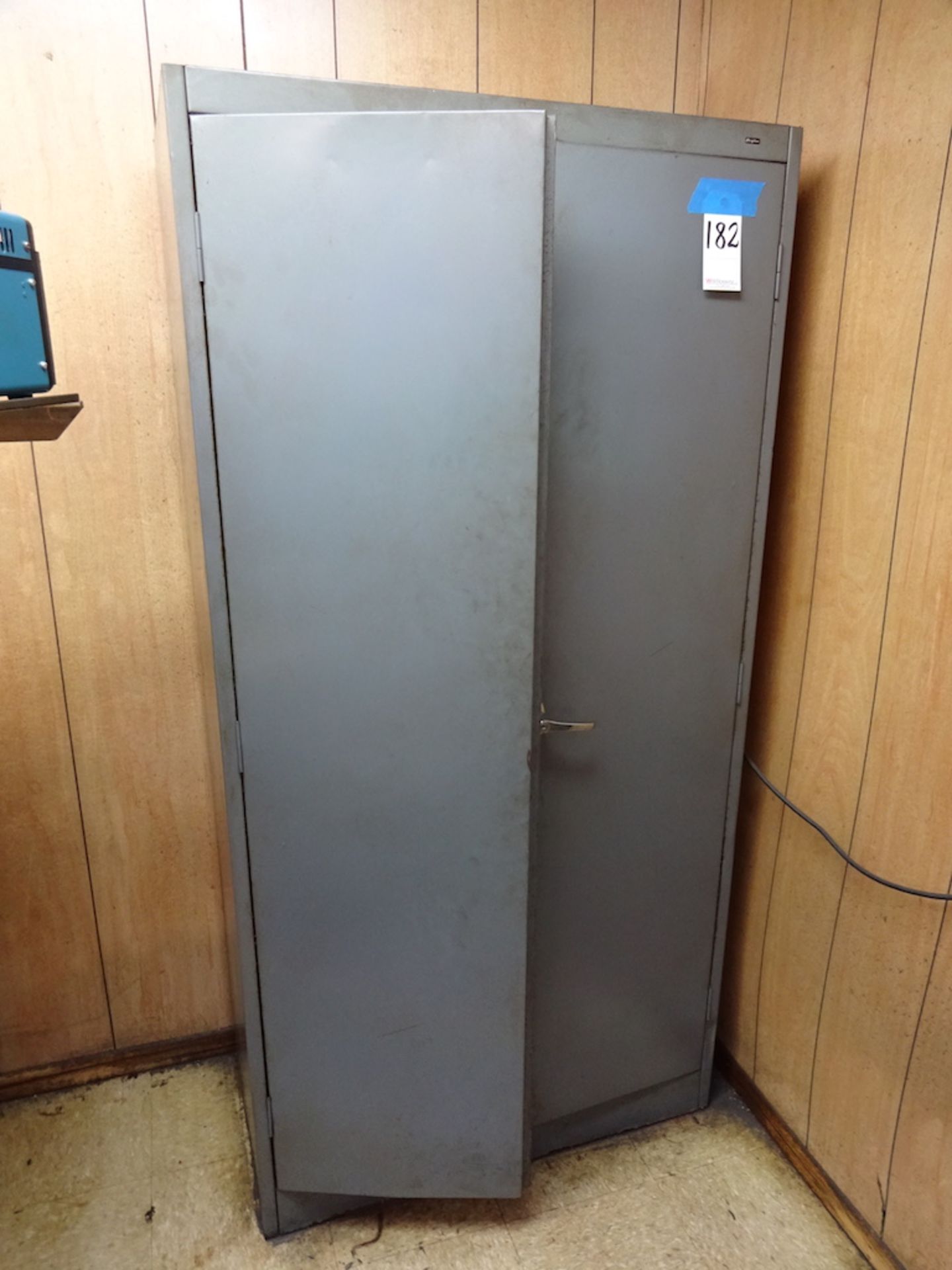 LOT: 2-Door Steel Storage Cabinet, (3) 2-Drawer File Cabinets