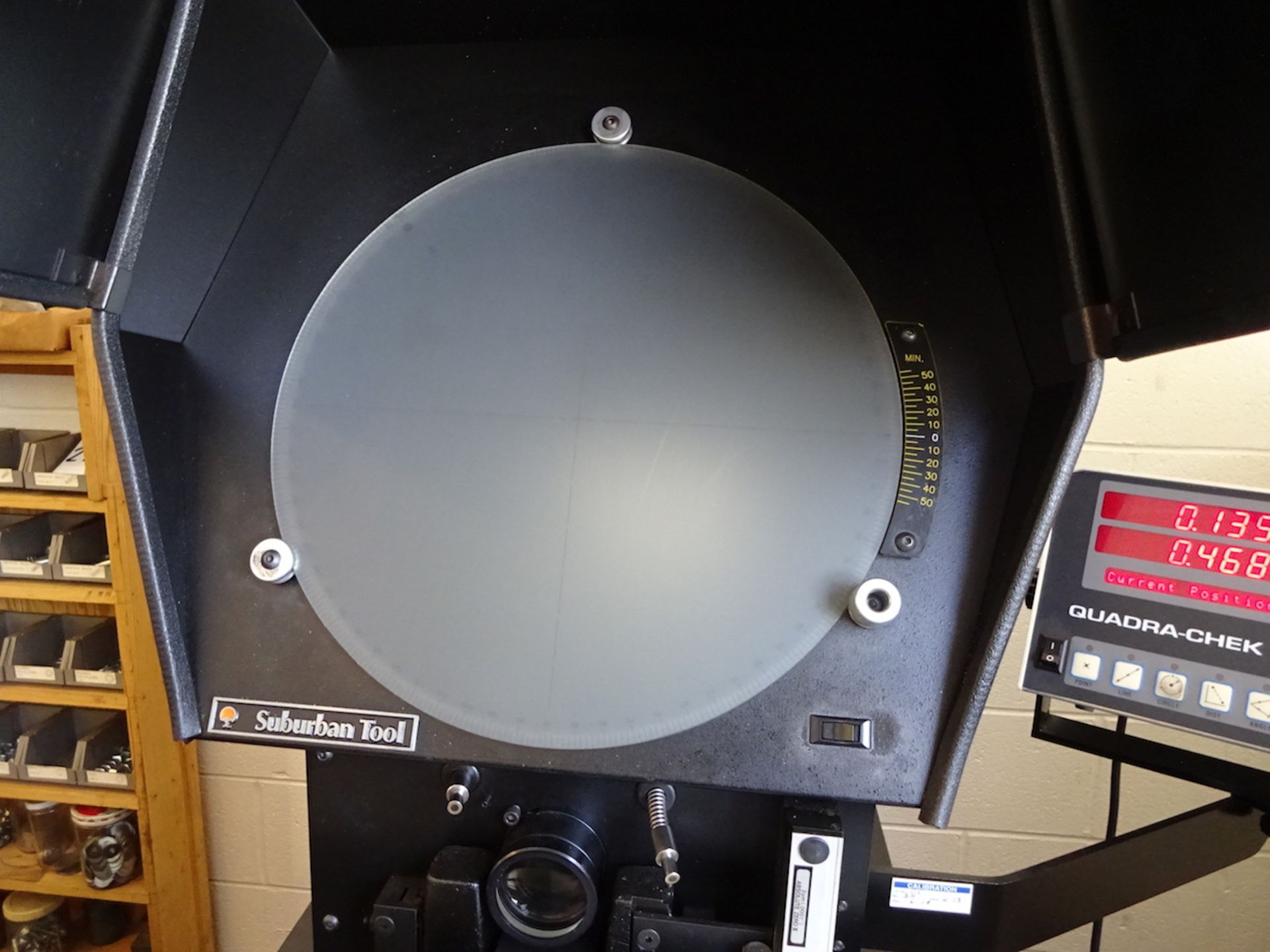 Masterview/Suburban Tool 14 in. Model MV-14Q Optical Comparator, S/N 1571-9803A, with Quadra-Chek - Image 4 of 7