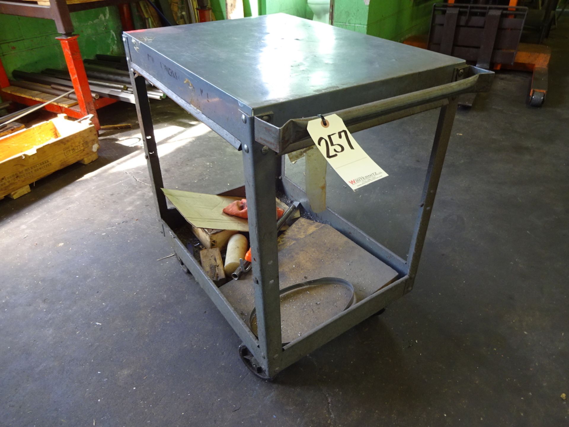 Steel Shop Cart