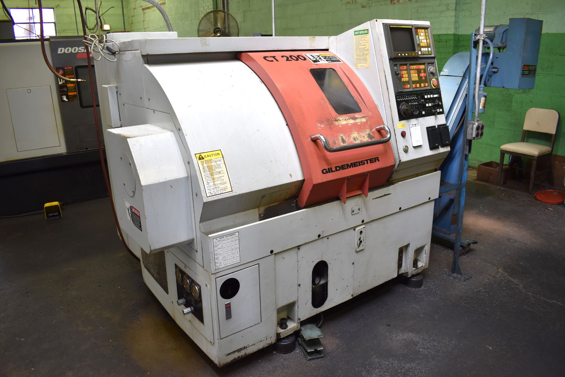 1996 Gildemeister Model CT200 CNC Turning Center, S/N 3210033, Fanuc O-T Control, 8-1/4 in. 3-Jaw