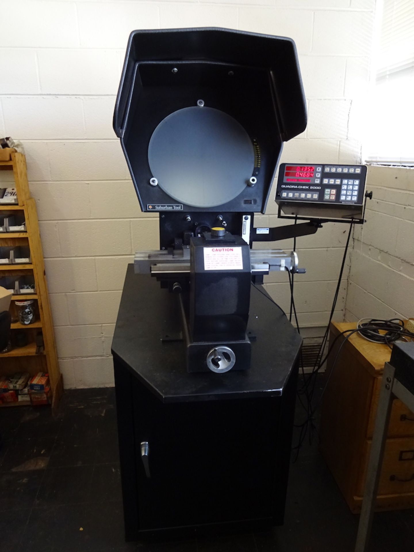 Masterview/Suburban Tool 14 in. Model MV-14Q Optical Comparator, S/N 1571-9803A, with Quadra-Chek - Image 2 of 7