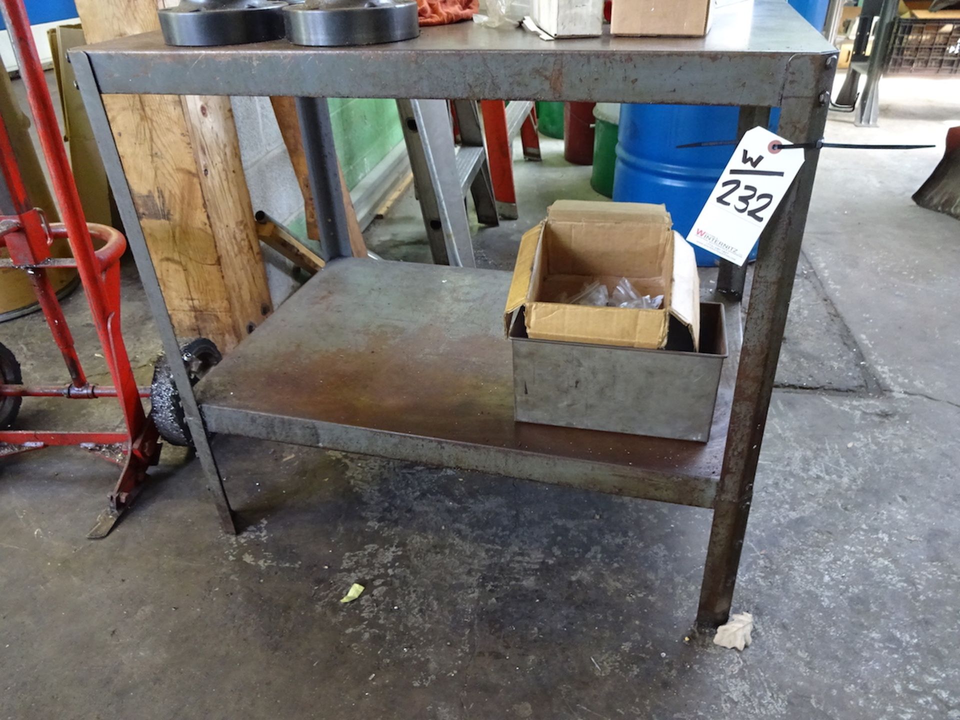LOT: (2) Steel Tables - Image 2 of 2