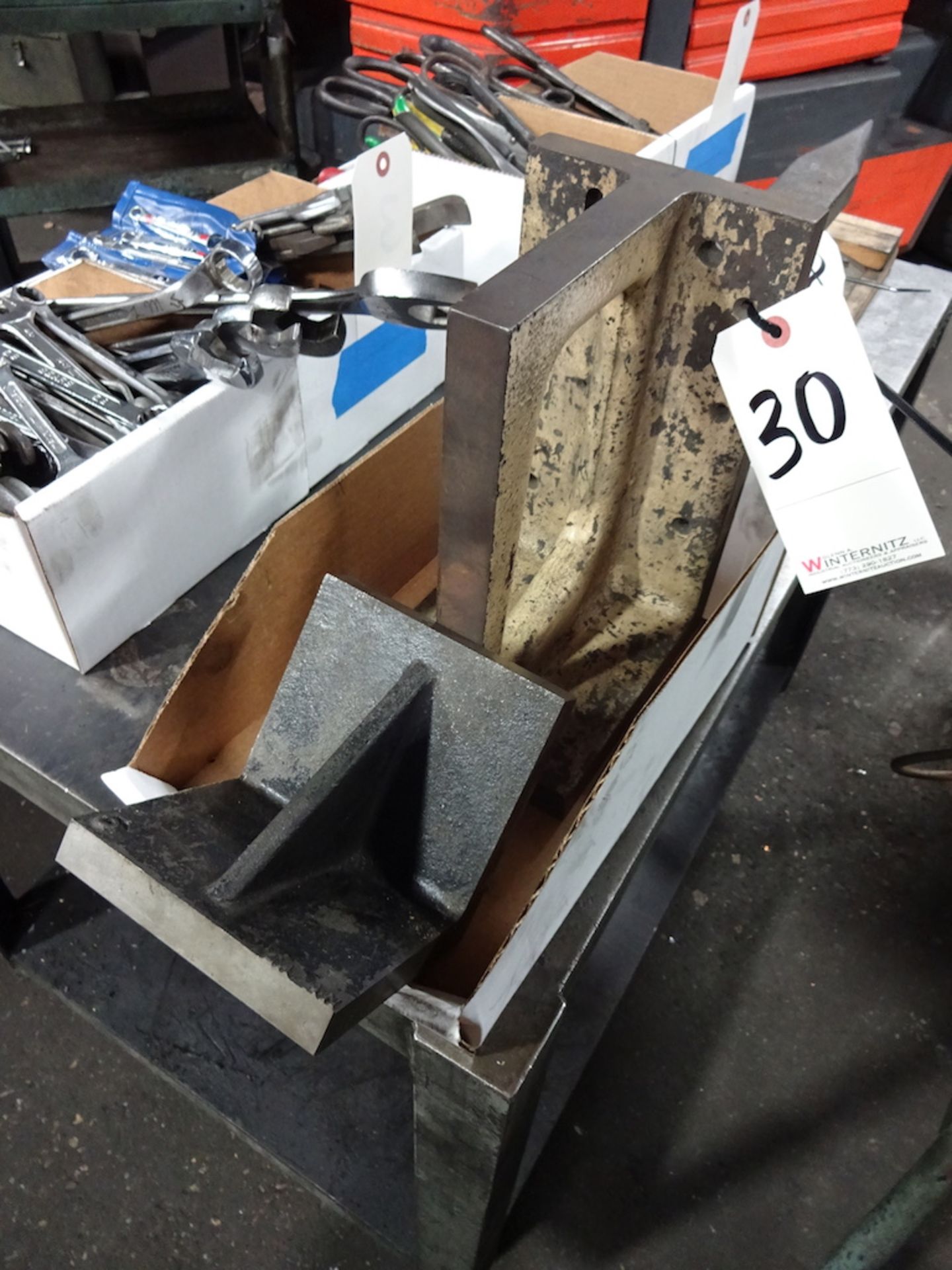 LOT: (2) Assorted Angle Plates