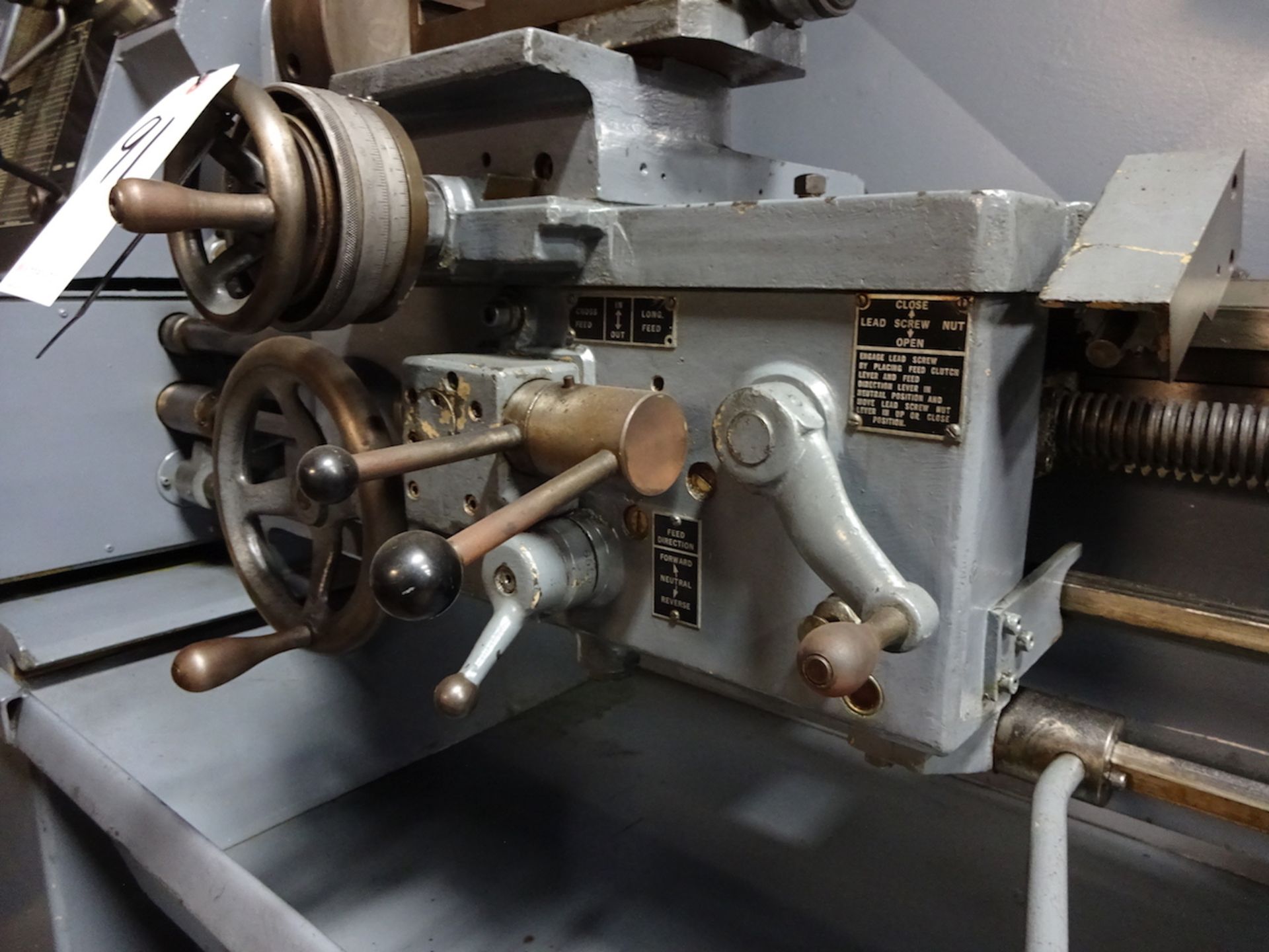 South Bend 20 in. x 60 in. Turn-Nado Engine Lathe, S/N GL2785, 15 in. 3-Jaw Chuck, Steady Rest - Image 11 of 11