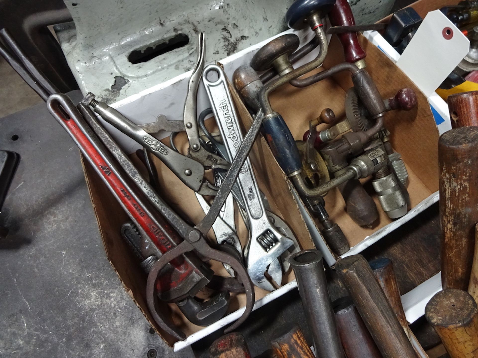 LOT: Assorted Hammers & Hand Drills - Image 3 of 3