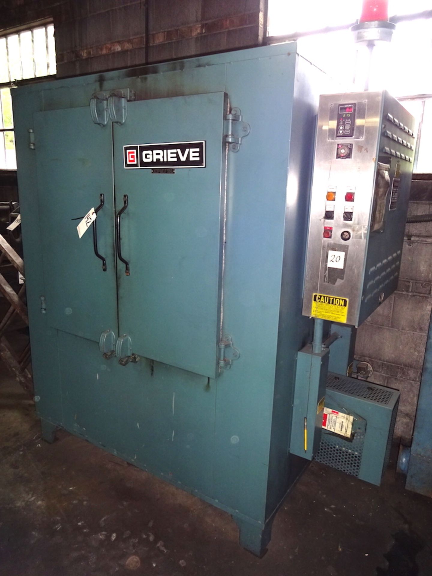 Grieve Model Modified HB-850 Electric Oven, S/N 510 398, 850 Degrees F Max. Temperature, 38 in. x 38