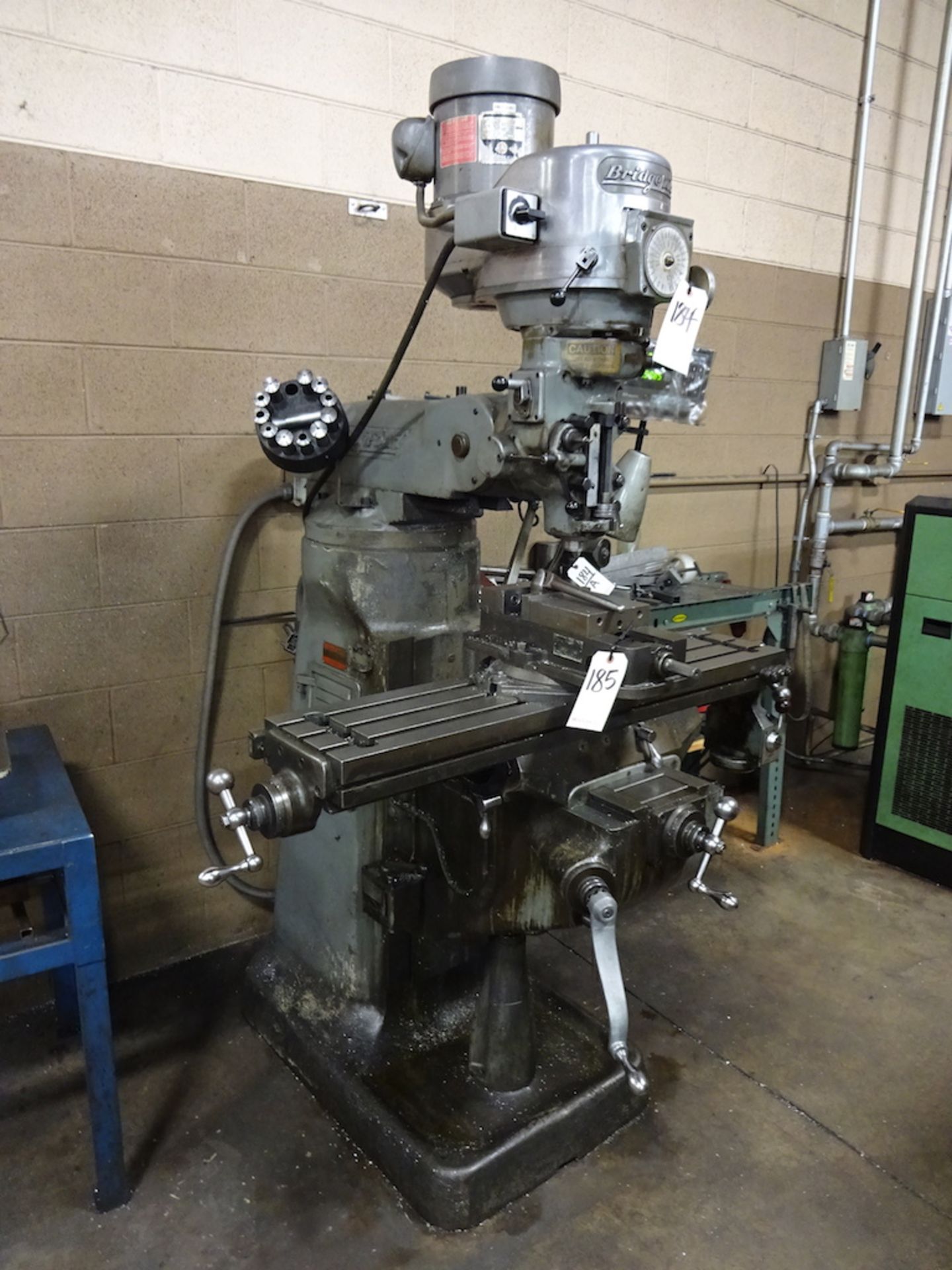 Bridgeport 1-1/2 HP Variable Speed Vertical Milling Machine, S/N 12/BR157915, 9 in. x 42 in.