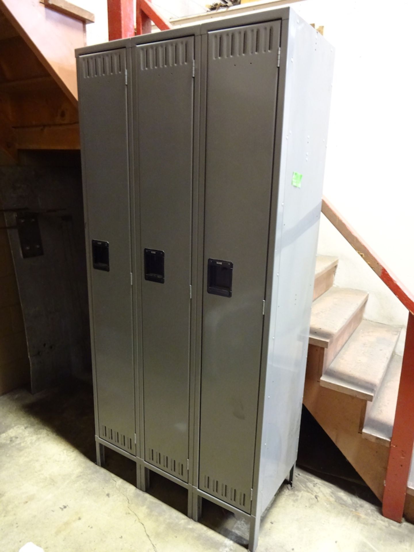 LOT: (4) Sections Uline 3-Door Lockers - Image 2 of 2