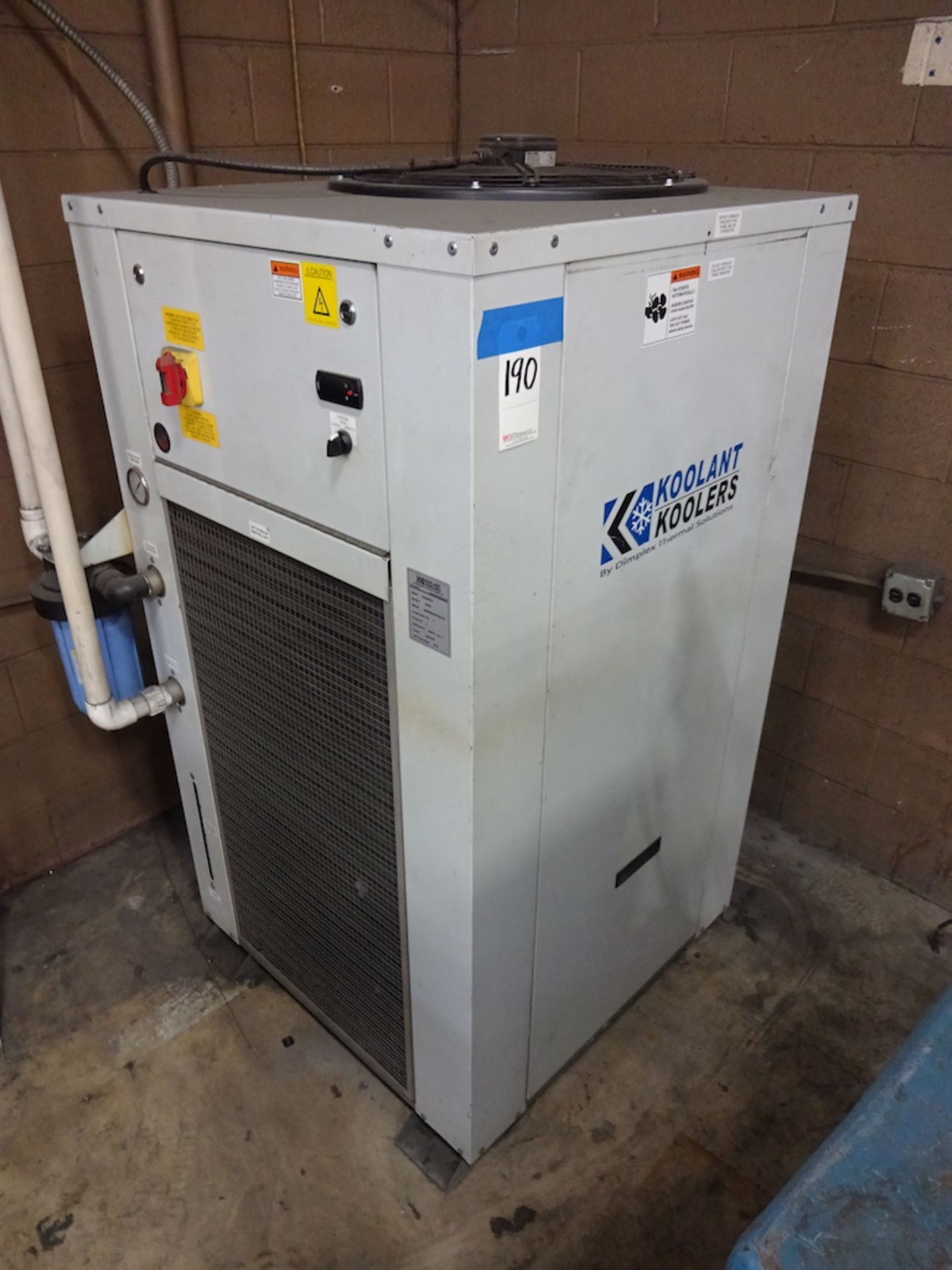 Koolant Koolers Model SV3000-W Refrigerated Air Dryer, S/N 52049, 3hp Compressor, 2HP Pump, R407C