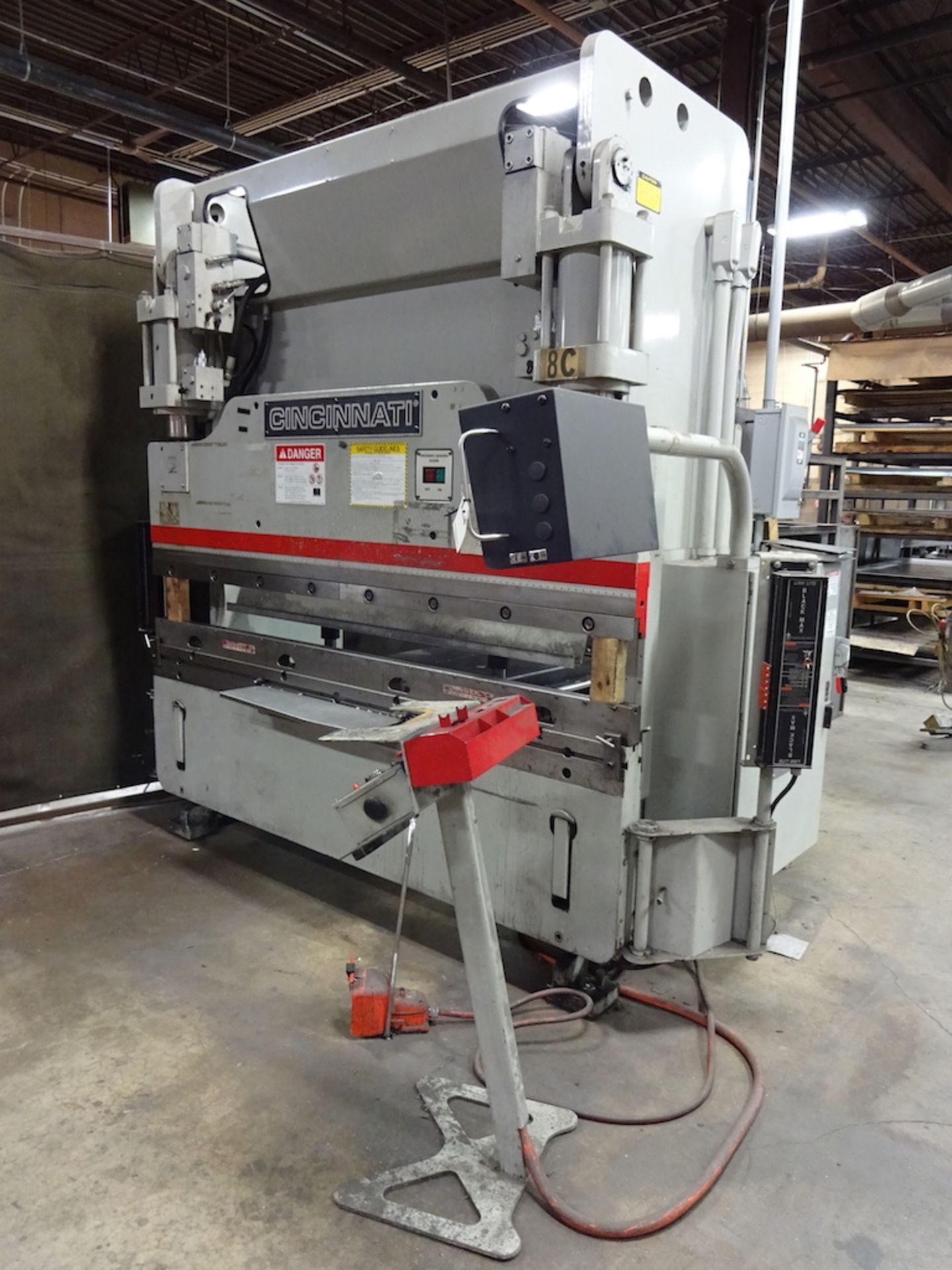 2006 Cincinnati 90 Ton x 8 ft. Model 90PF6 Proform CNC Hydraulic Press Brake, S/N 53703, 8 in. - Image 2 of 5