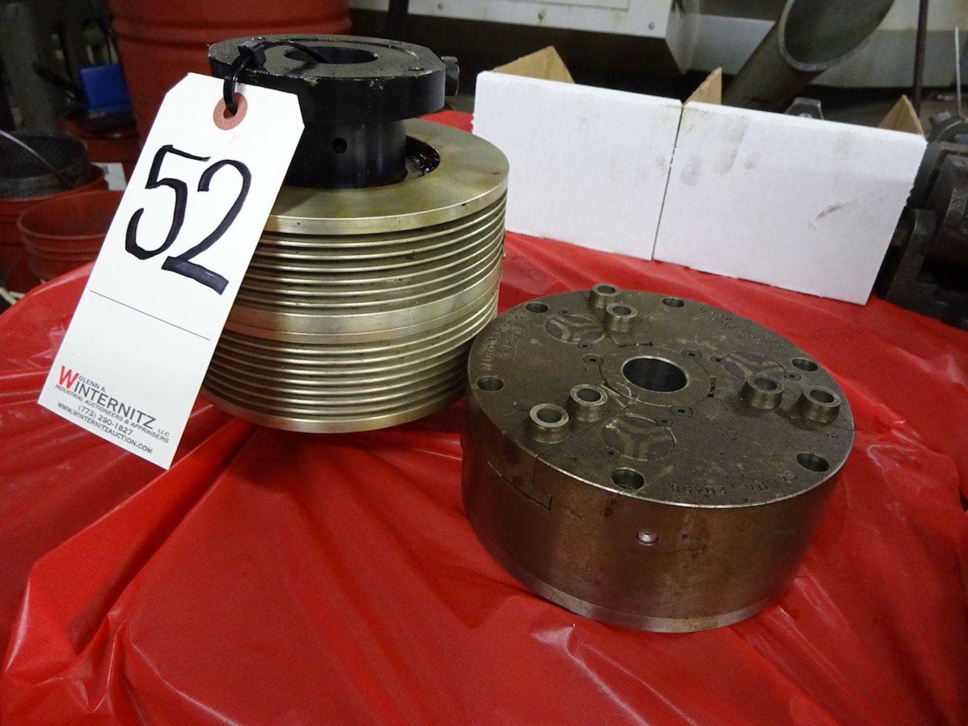 LOT: Dunham Collet Closer & Microcentric 3-Jaw Chuck