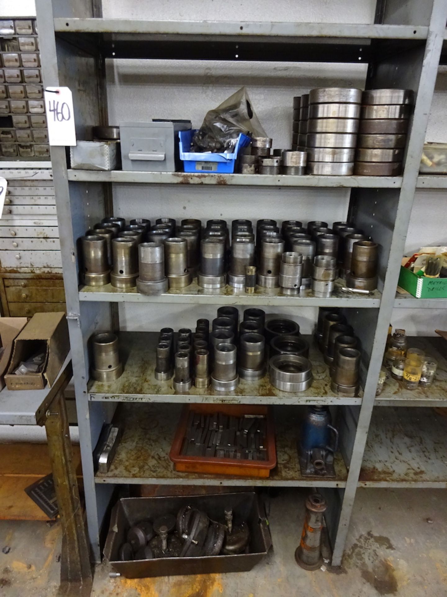 LOT: (1) Section Shelving with Assorted Greenlee Tooling