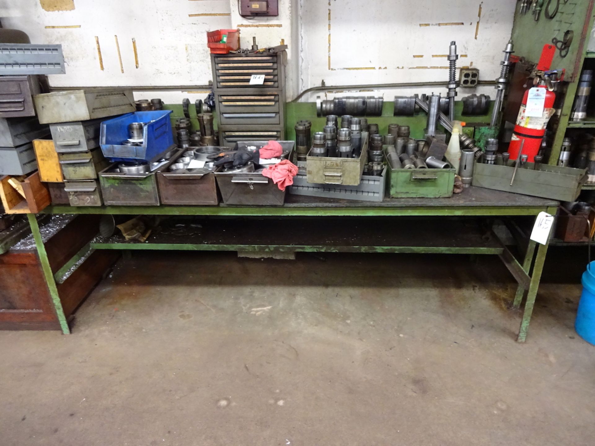 LOT: Assorted Greenlee Tooling on Table, including Work Bench