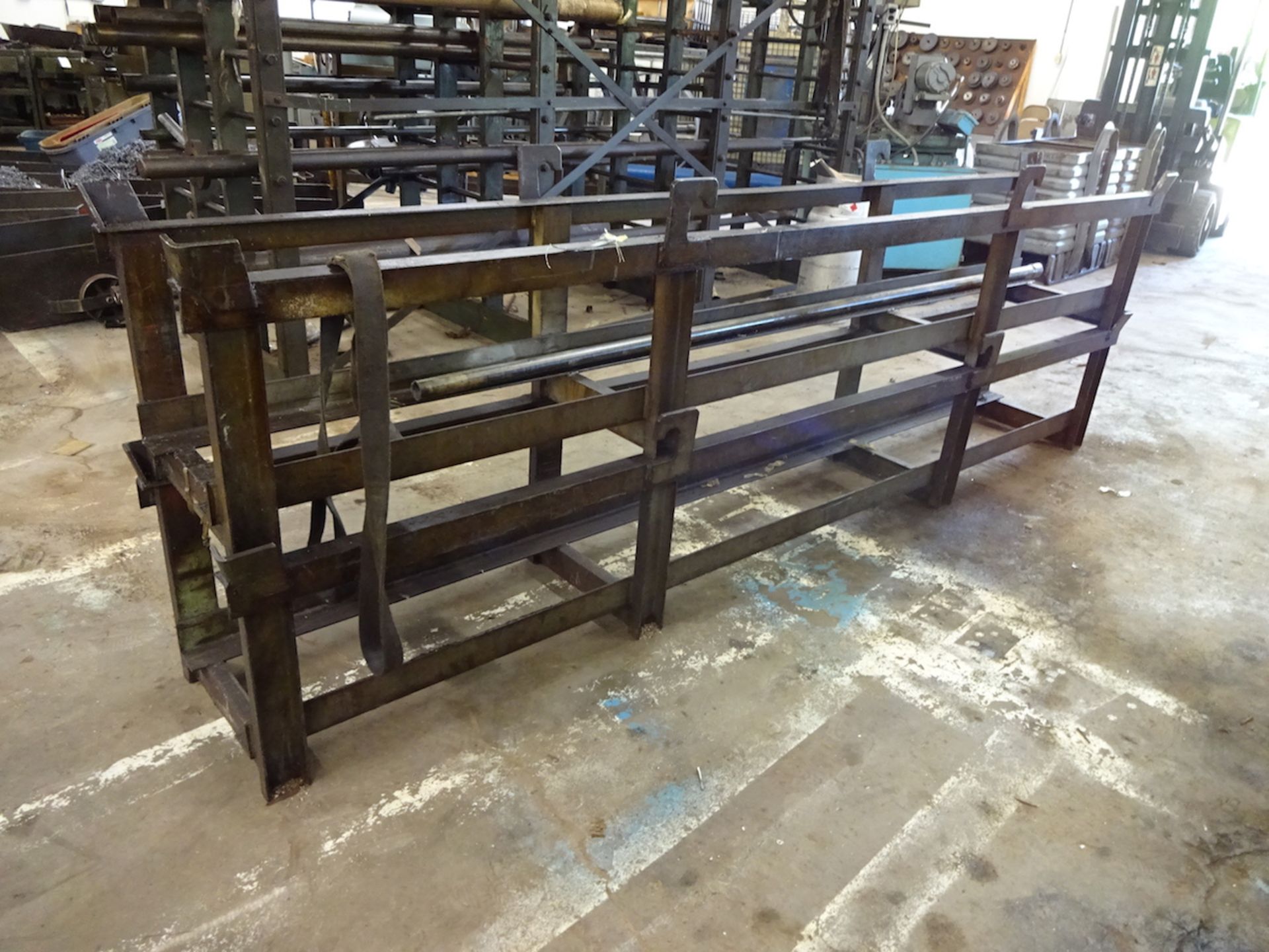 LOT: (8) Stacking Material Racks, 12 ft. Long x 18 in. Wide - Image 2 of 2