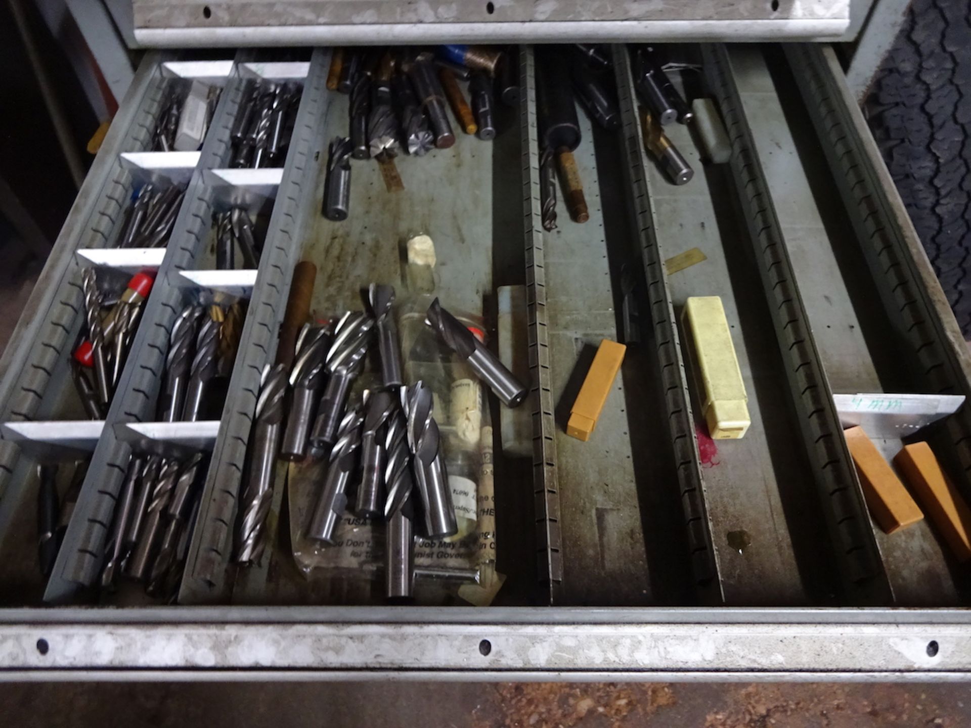 Lot: Cabinet with Assorted Drills & Reamers - Image 3 of 3