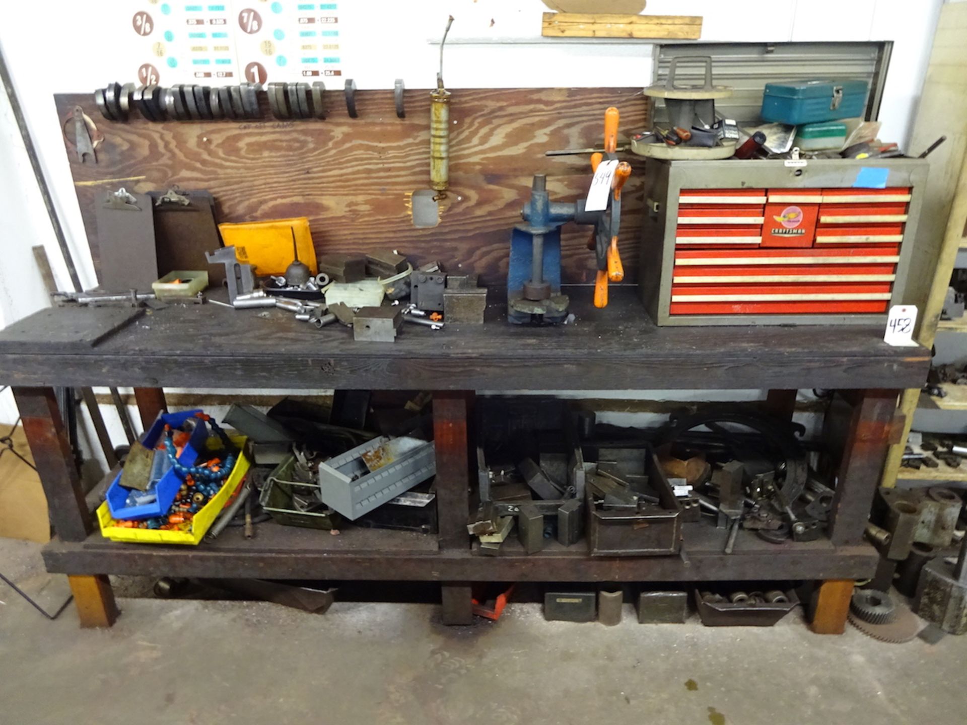 LOT: Work Bench with Assorted Greenlee Tooling