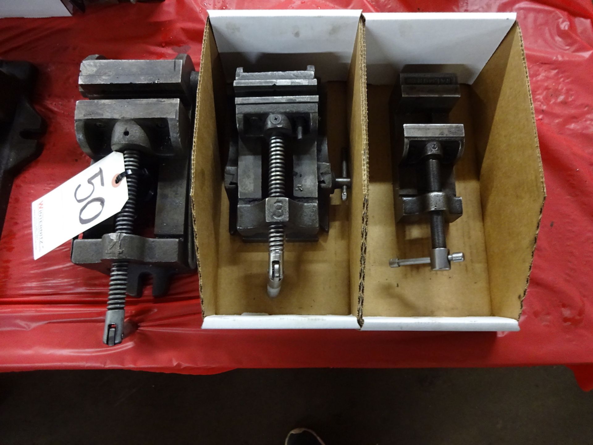 LOT: (3) Assorted Vises