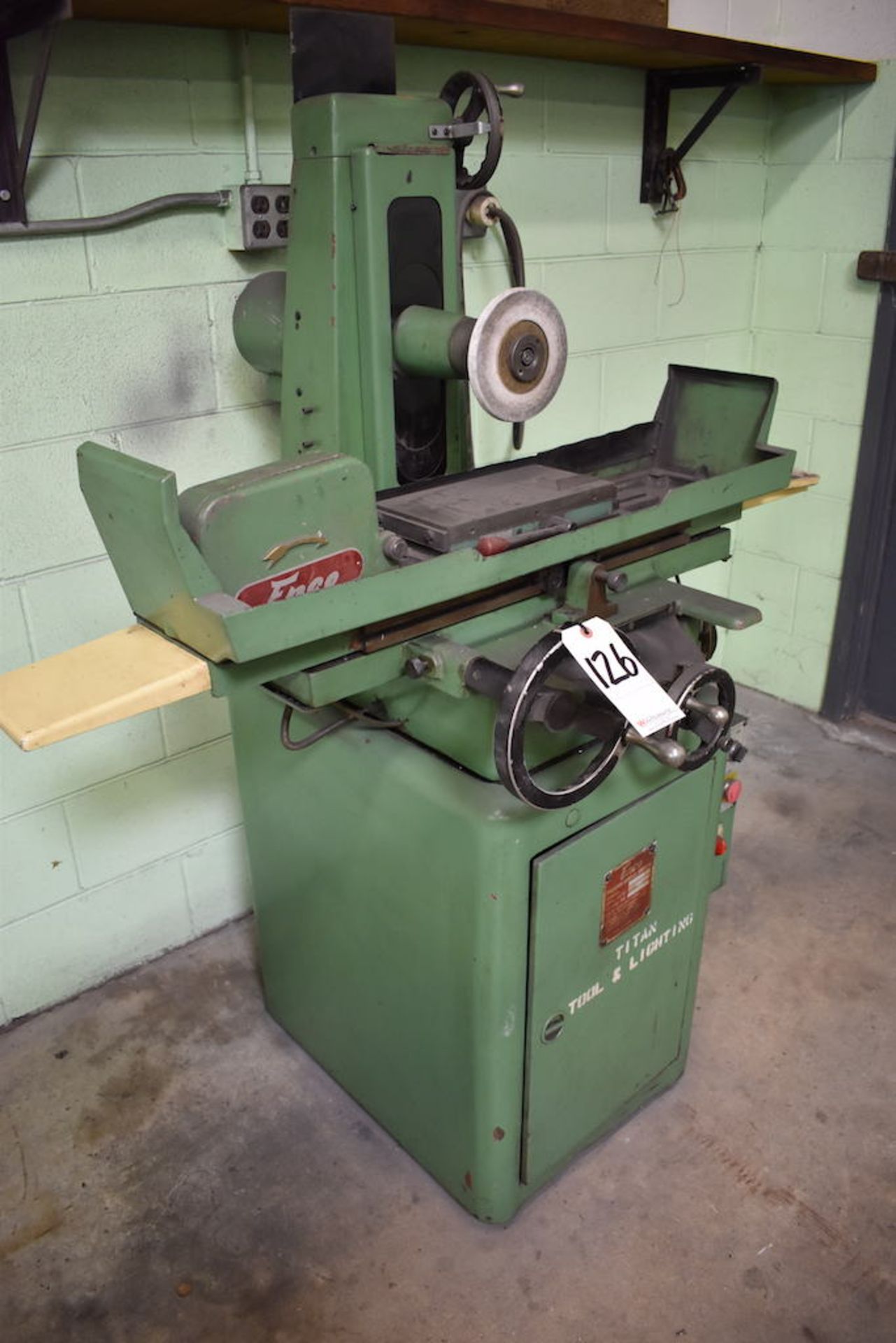 ENCO 6 X 12 HAND FEED SURFACE GRINDER - Image 2 of 4