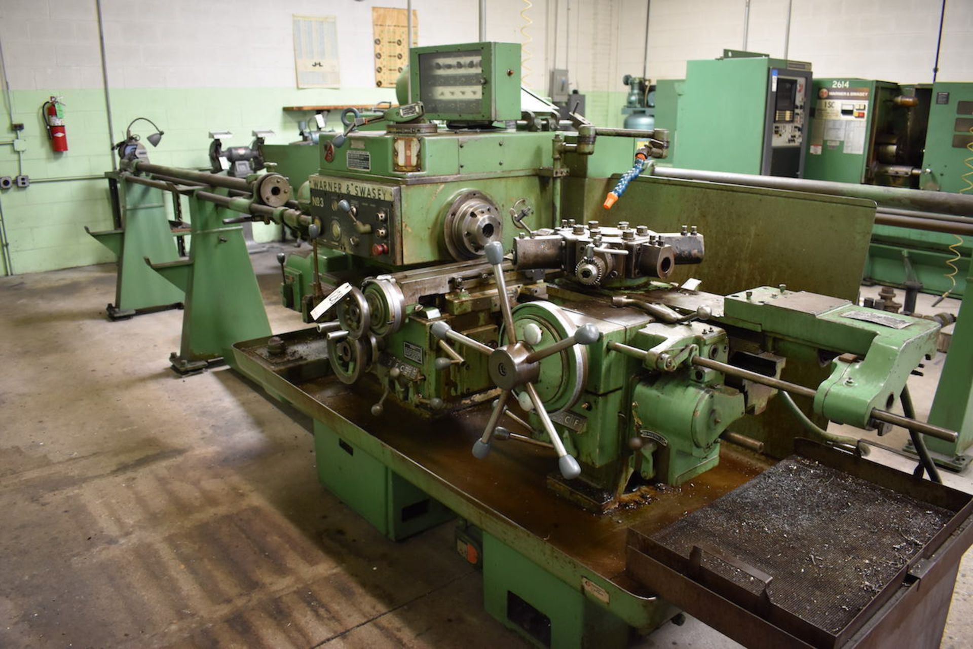 WARNER & SWASEY NO. 3 M-4630 UNIVERSAL RAM TYPE TURRET LATHE: S/N 2561722,