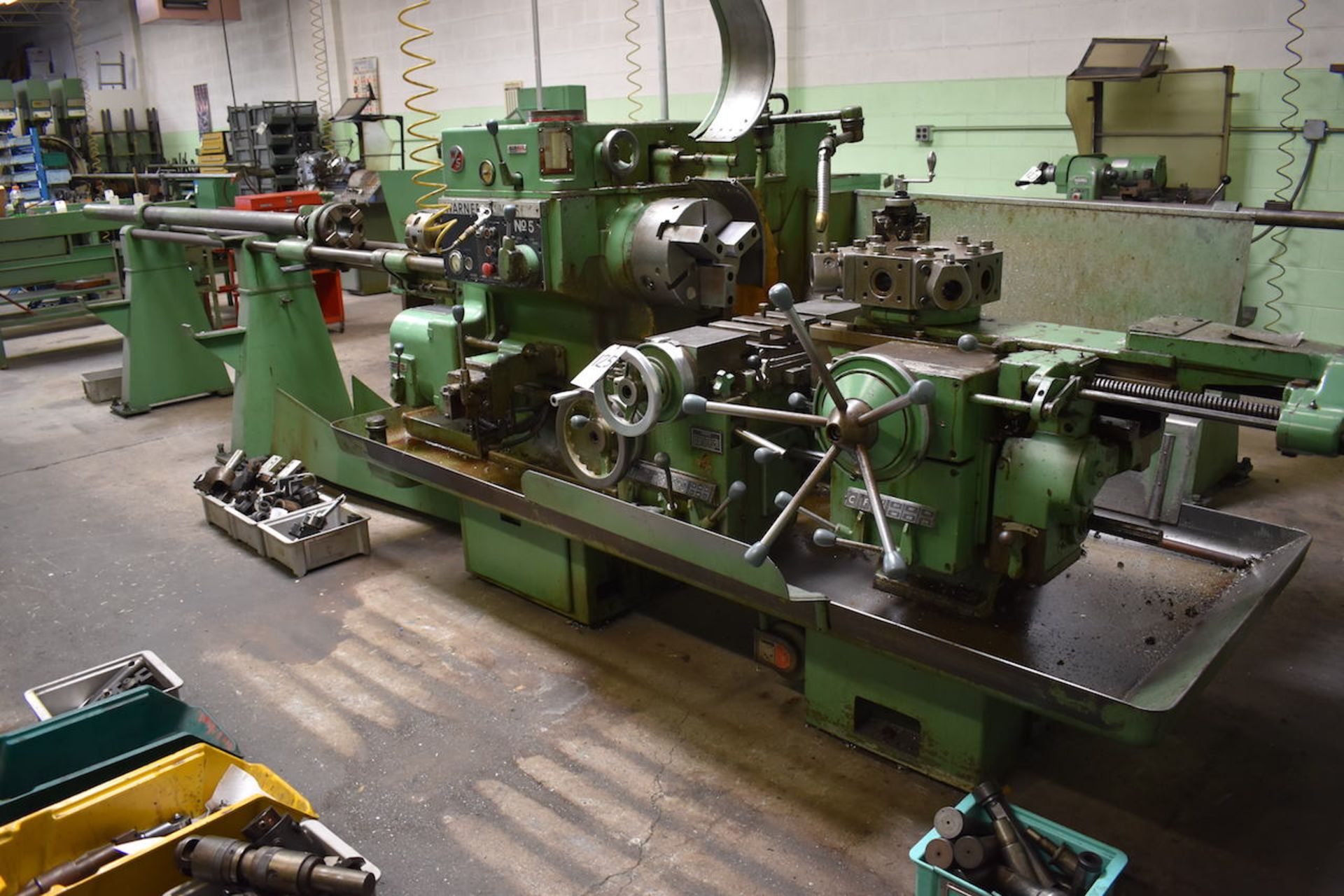 WARNER & SWASEY NO. 5 M4660 UNIVERSAL RAM TYPE TURRET LATHE: S/N 2561723