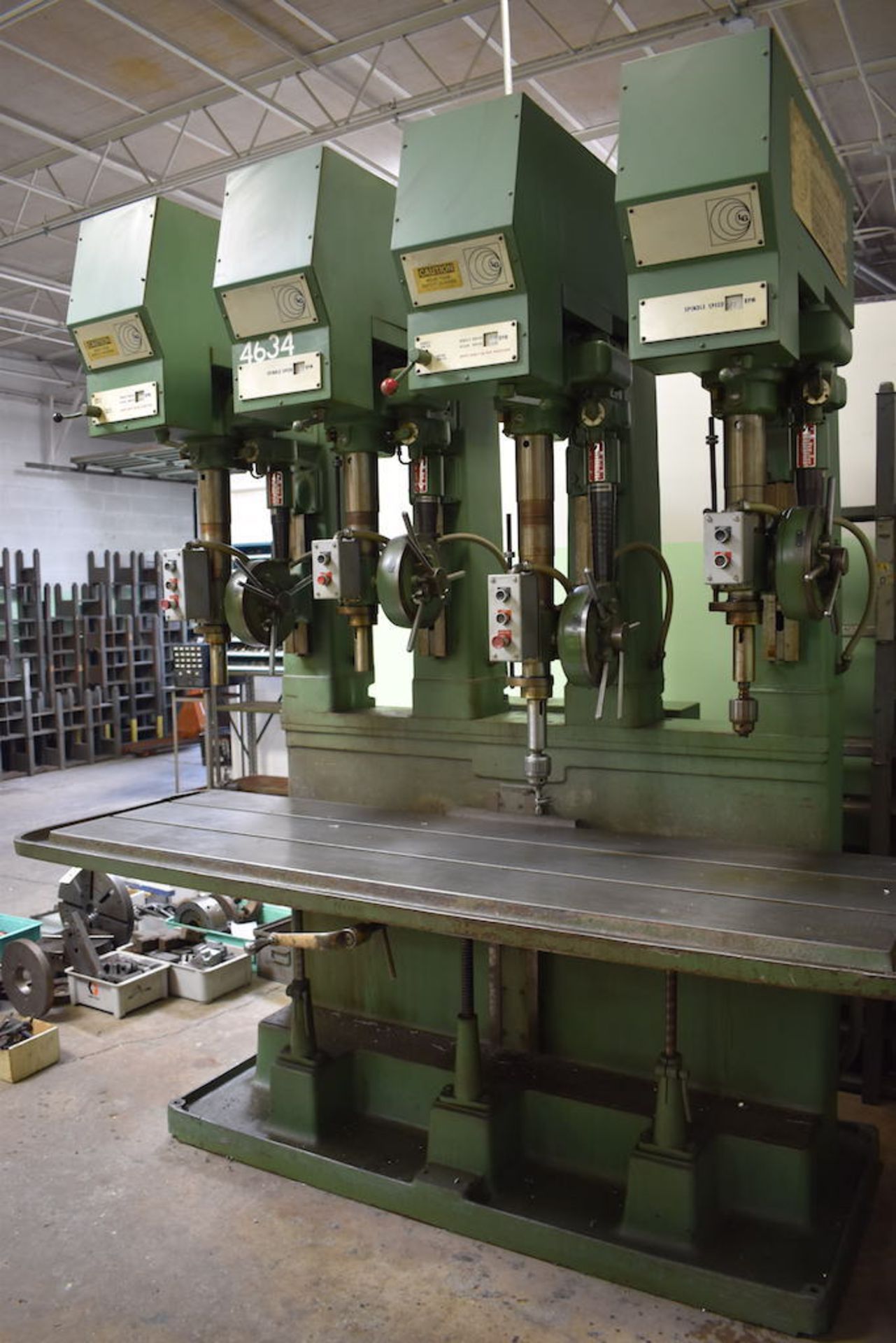 LELAND GIFFORD MODEL 2LMS 4-SPINDLE DRILL: S/N 2LMS 1200S, - Image 4 of 5