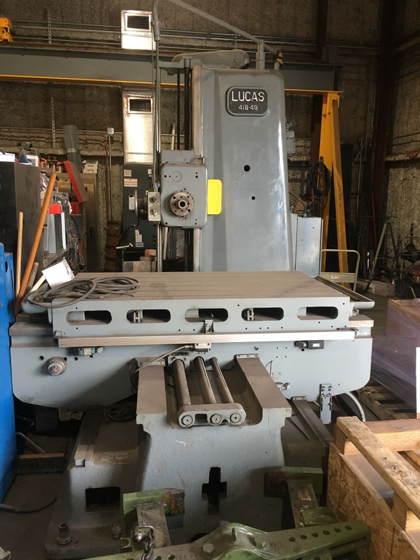 3" Lucas Model 41B-48 Table Type Horizontal Boring Mill, (Palmetto Fl)