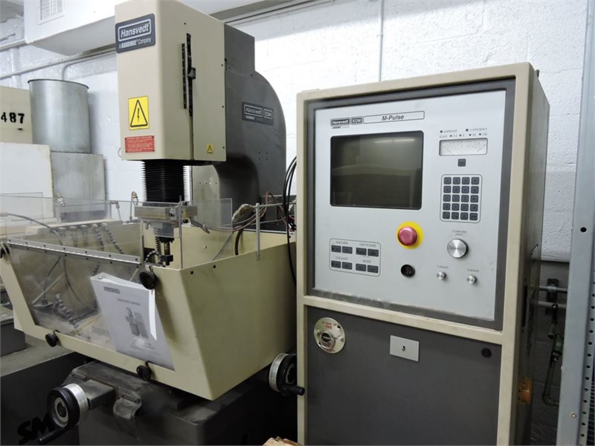 Hansvedt Hardinge M-Pulse Conventional Ram type EDM W/System 3R Tooling S/n CM19132