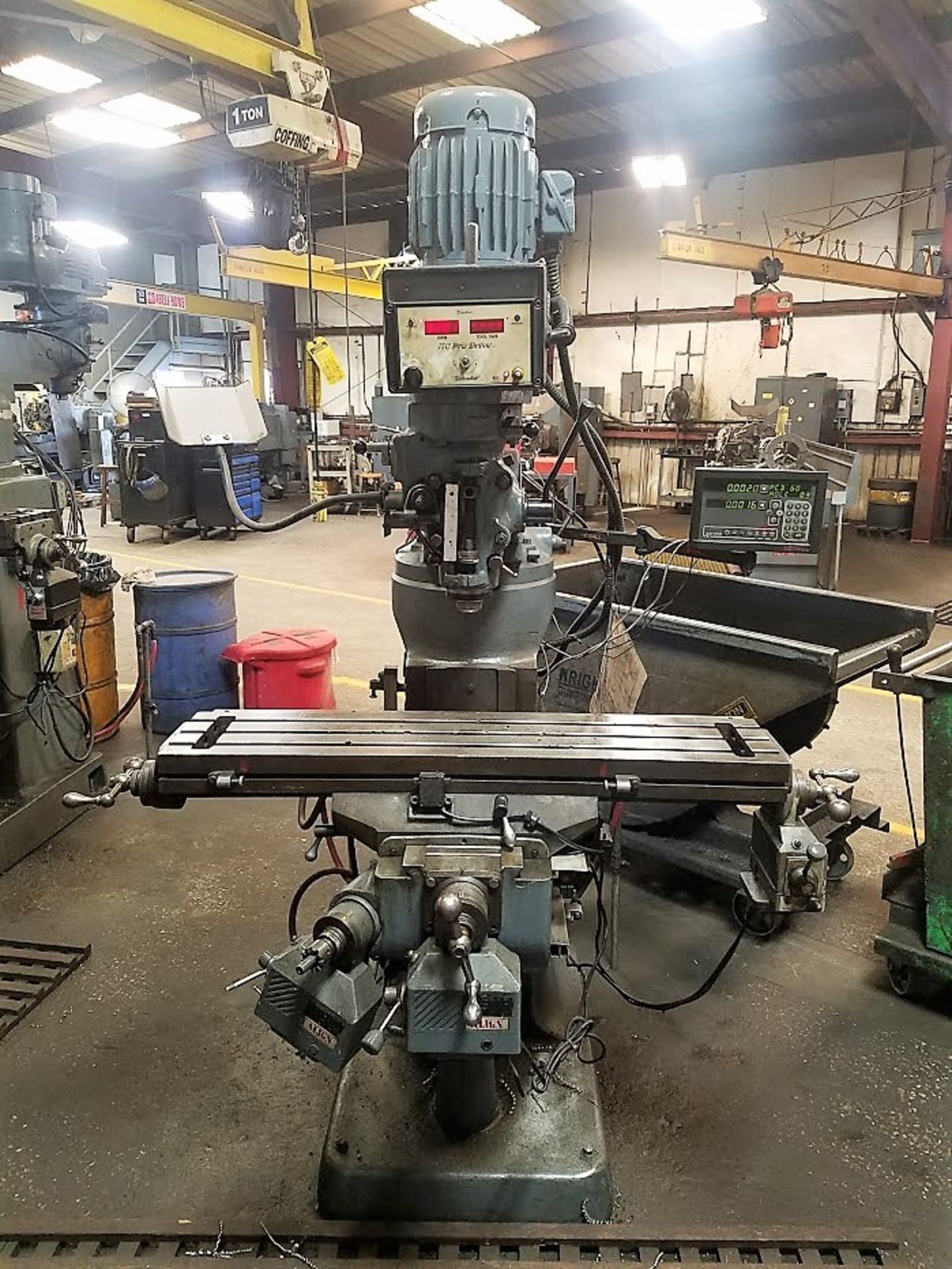 Bridgeport 2HP Variable Speed Milling Machine S/n DRO, Power Feeds, (Lakeland , FL)