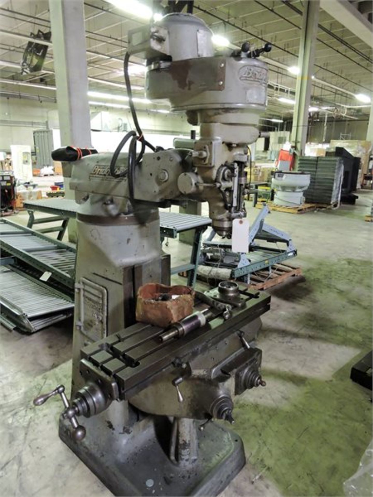 Bridgeport J 1 HP Head Vertical Milling Machine, 9" x 42" Table (Miami Lakes, , FL)