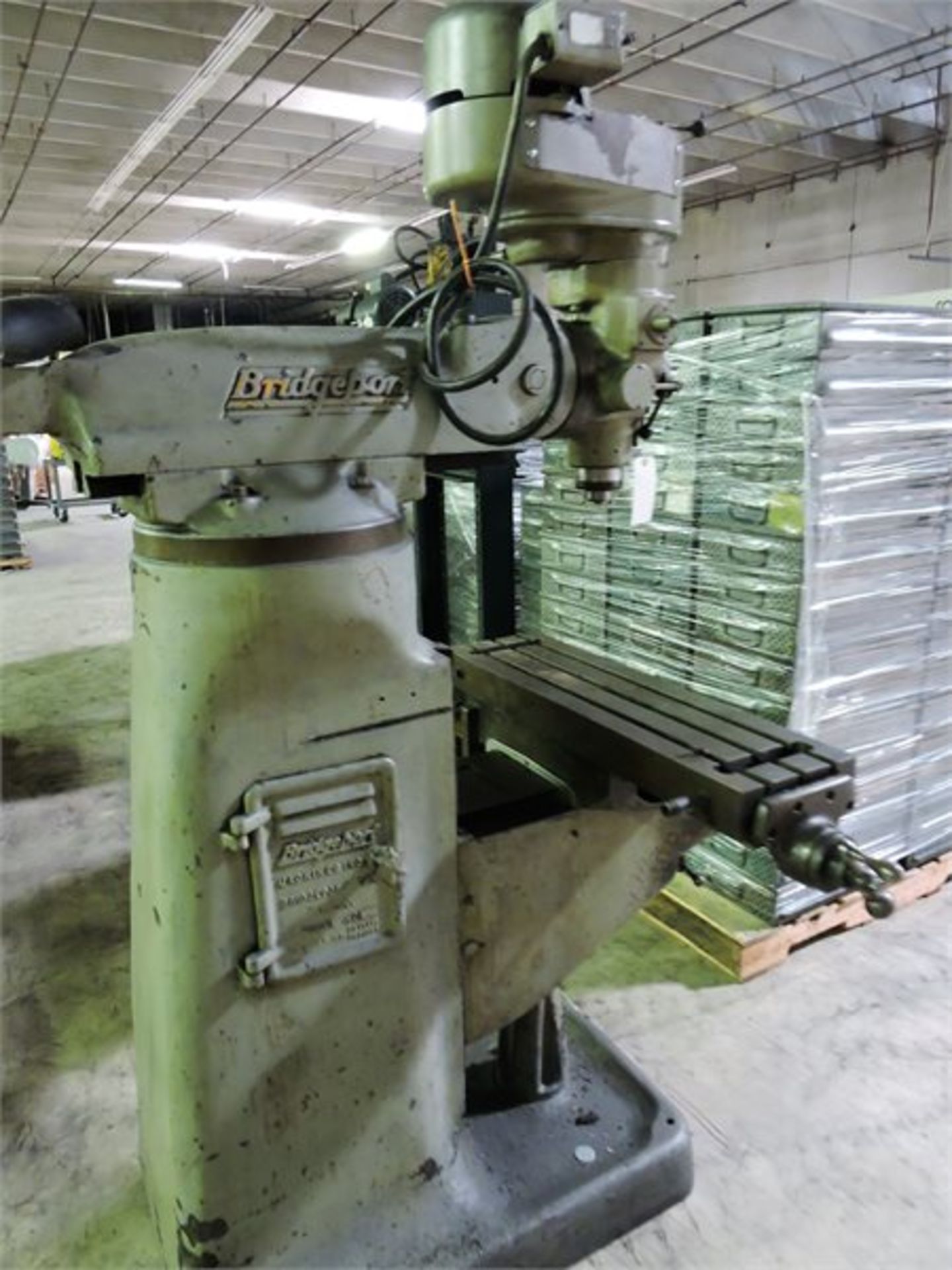 Bridgeport J 1 HP Head Vertical Milling Machine, 9" x 42" Table (Miami Lakes, , FL) - Image 2 of 3