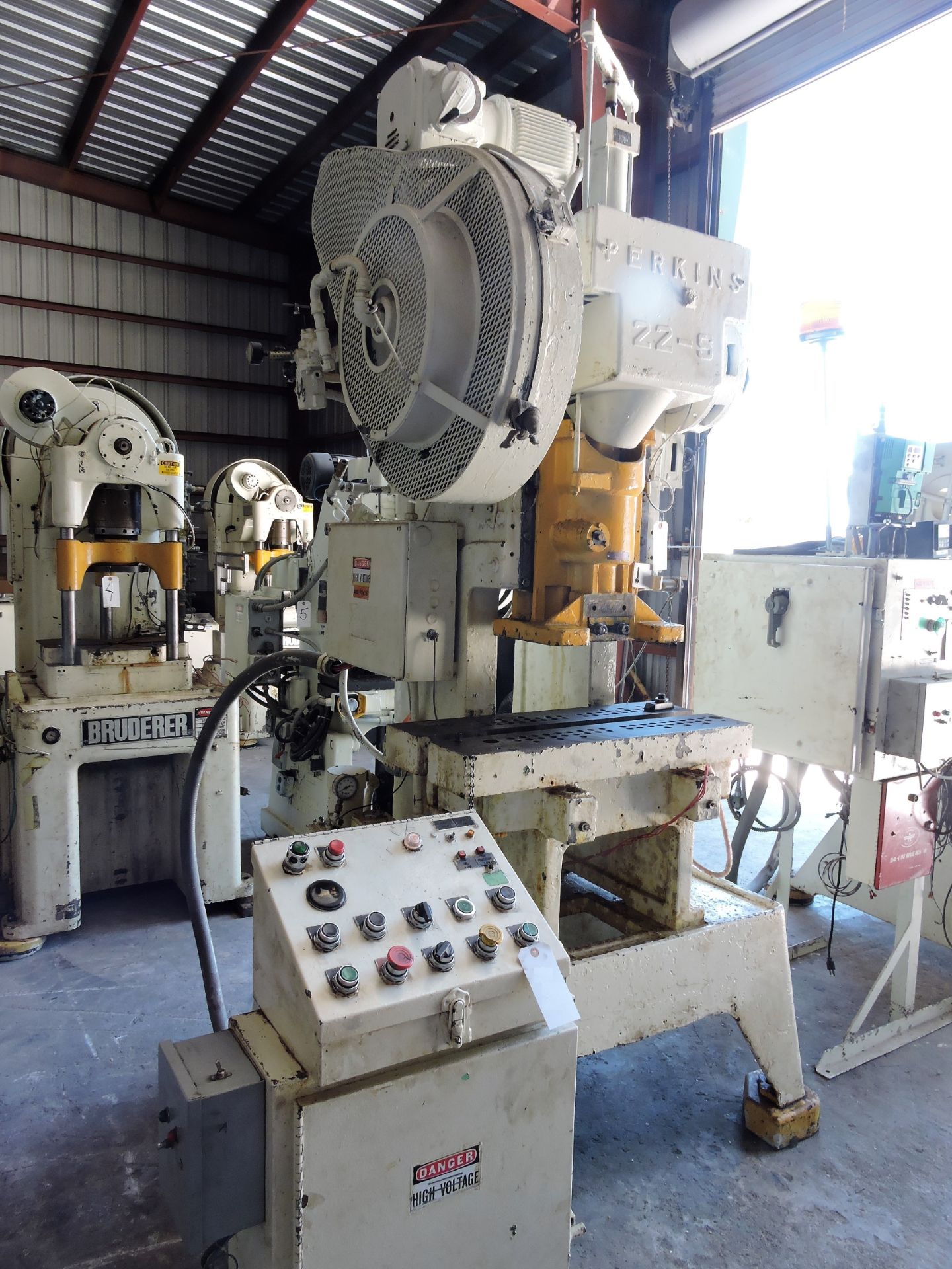 22 Ton Perkins Model 22-S High Speed Press. Ft Lauderdale Location (Davie , FL) - Image 5 of 7