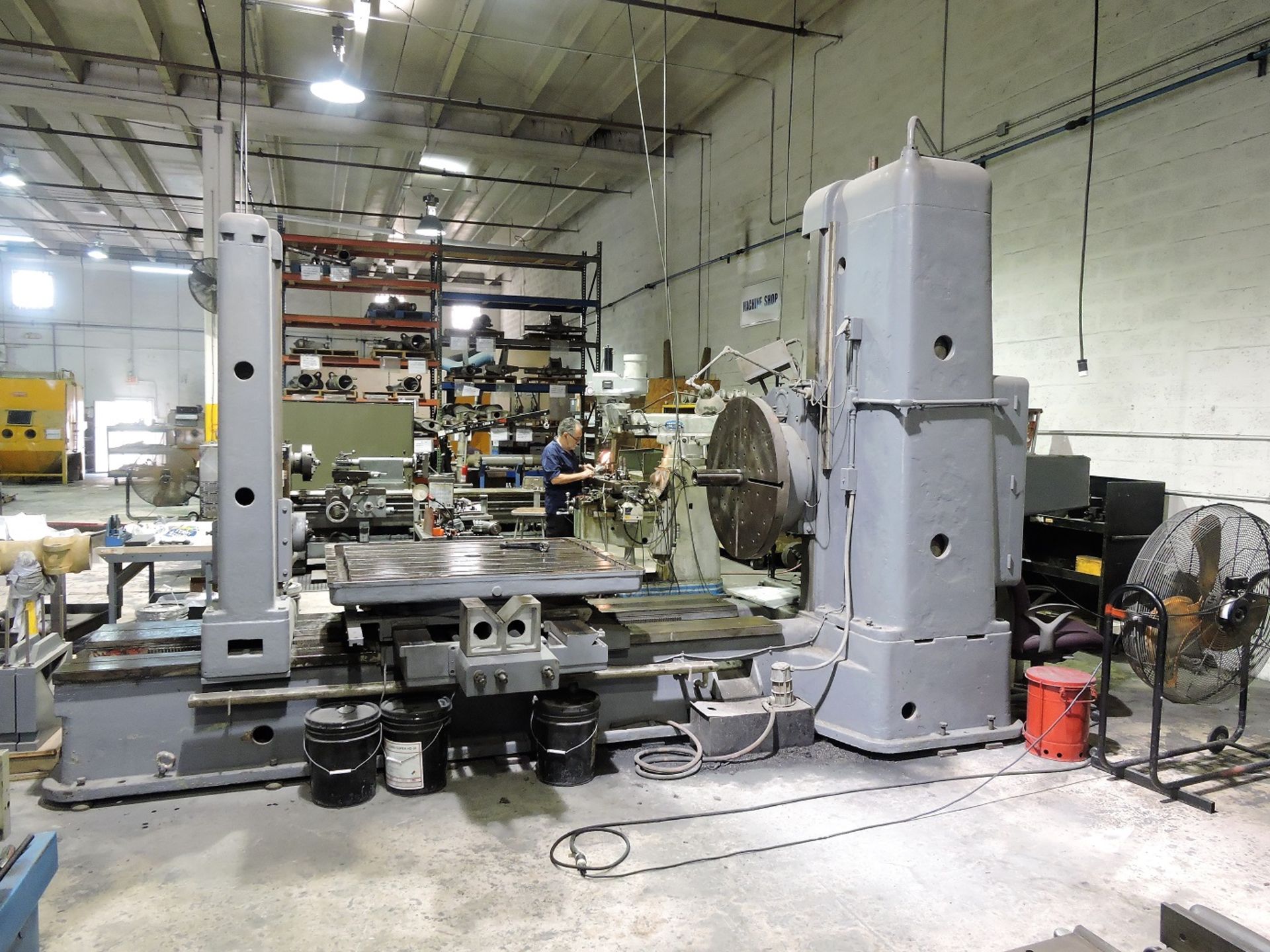 4" Union Model BFT-100II Table Type Horizontal Boring Mill, Built in Rotary Table, - Image 7 of 8