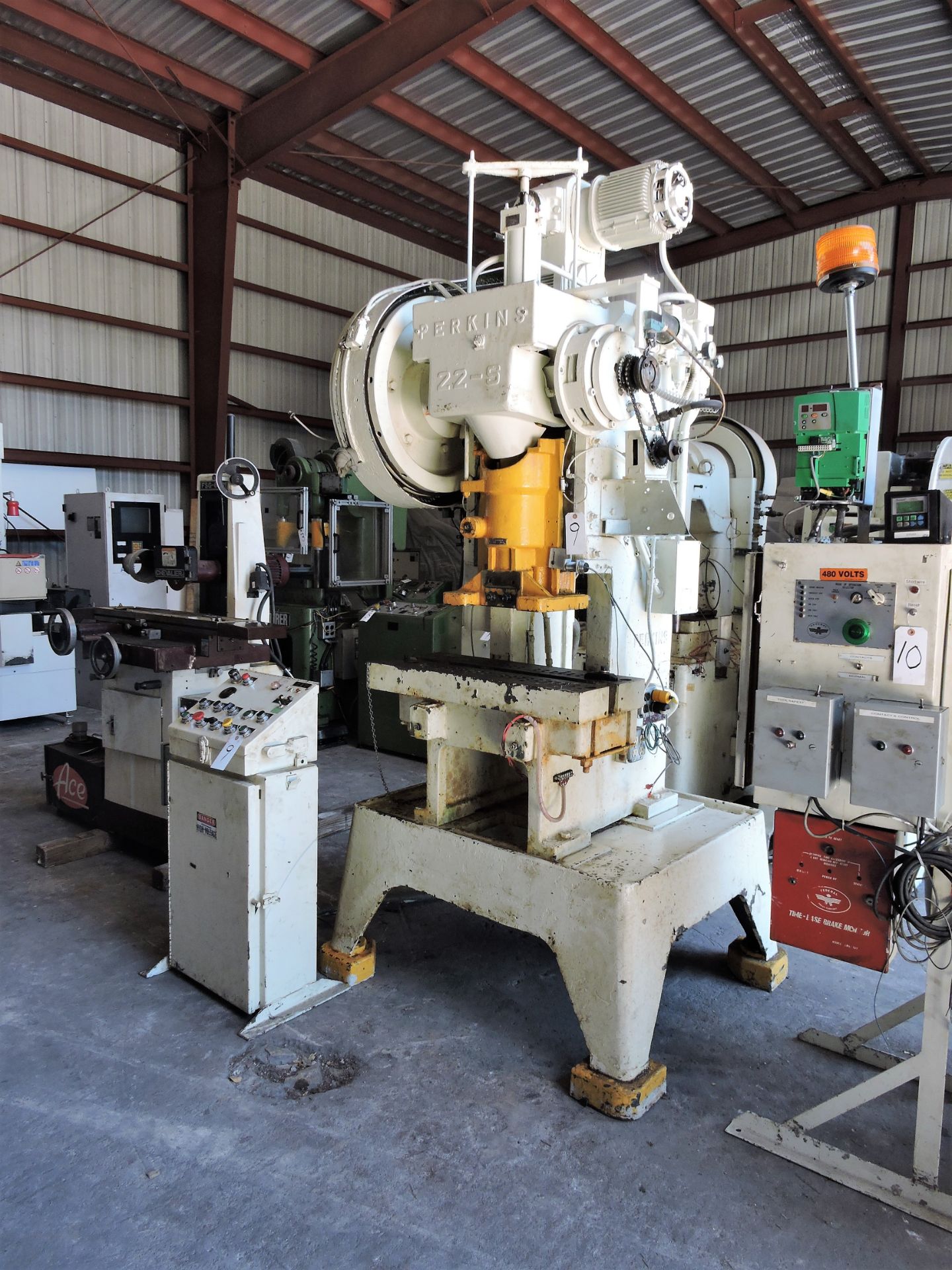 22 Ton Perkins Model 22-S High Speed Press. Ft Lauderdale Location (Davie , FL) - Image 4 of 7