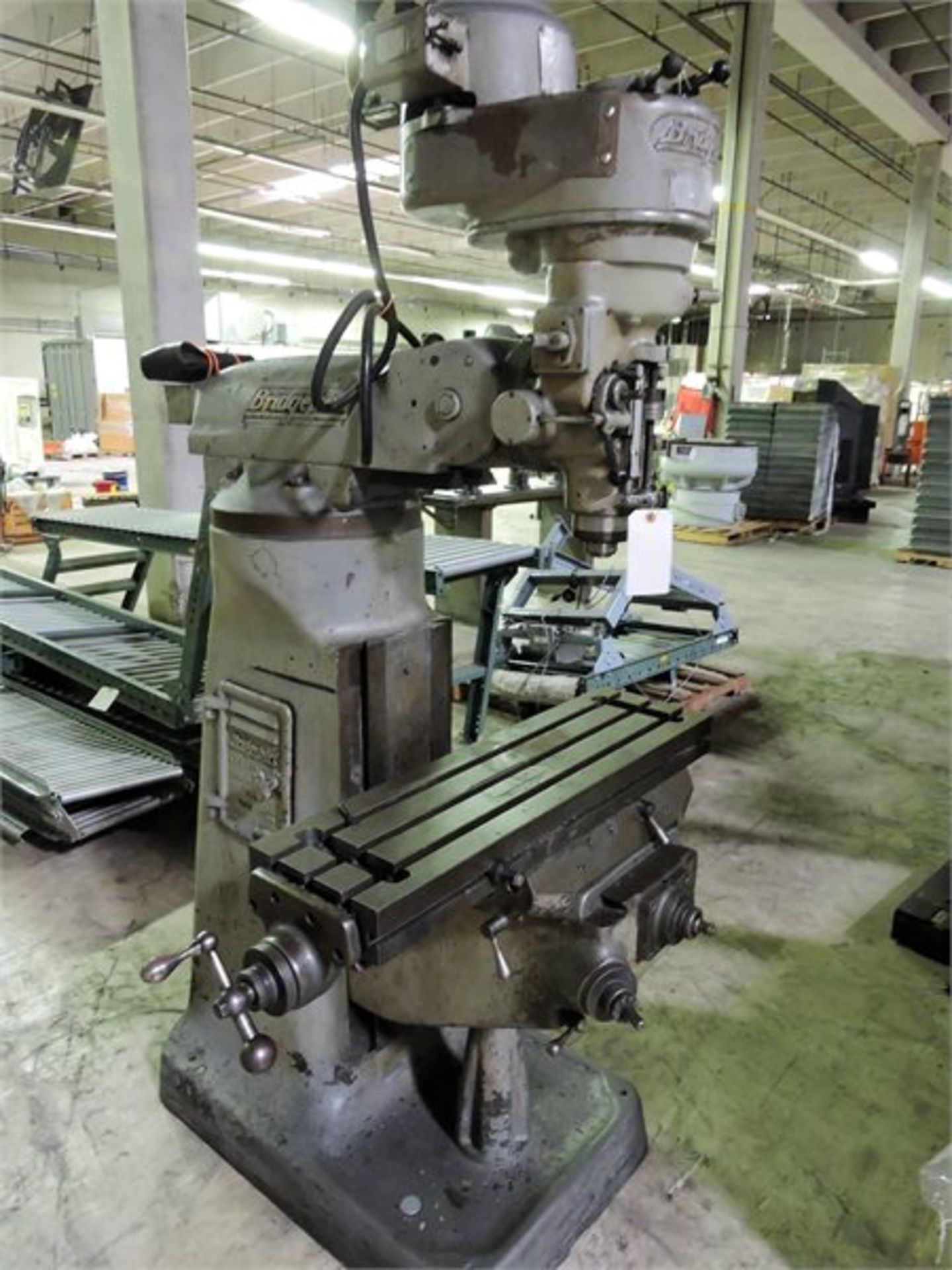 Bridgeport J 1 HP Head Vertical Milling Machine, 9" x 42" Table (Miami Lakes, , FL) - Image 3 of 3