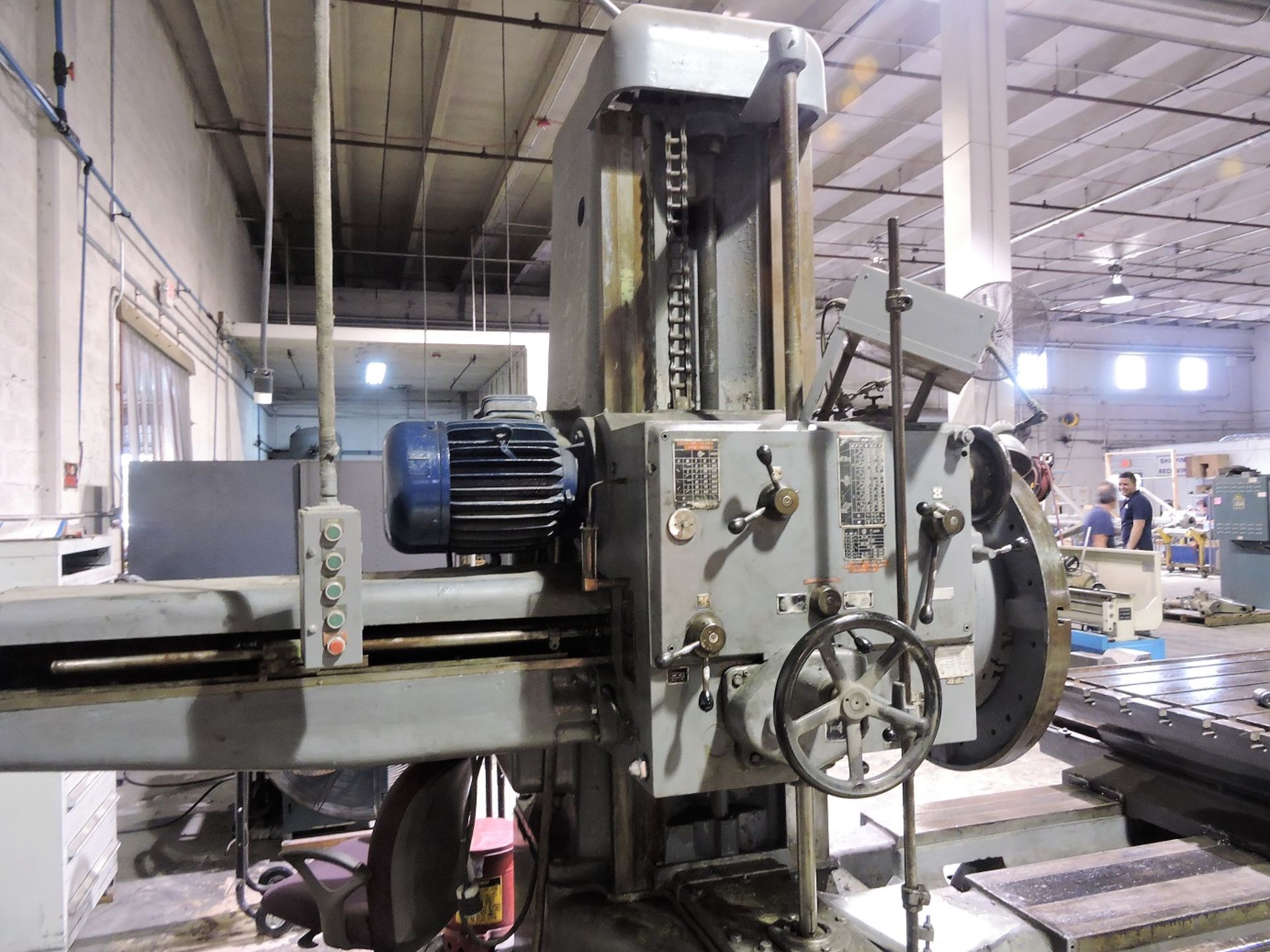 4" Union Model BFT-100II Table Type Horizontal Boring Mill, Built in Rotary Table, - Image 2 of 8