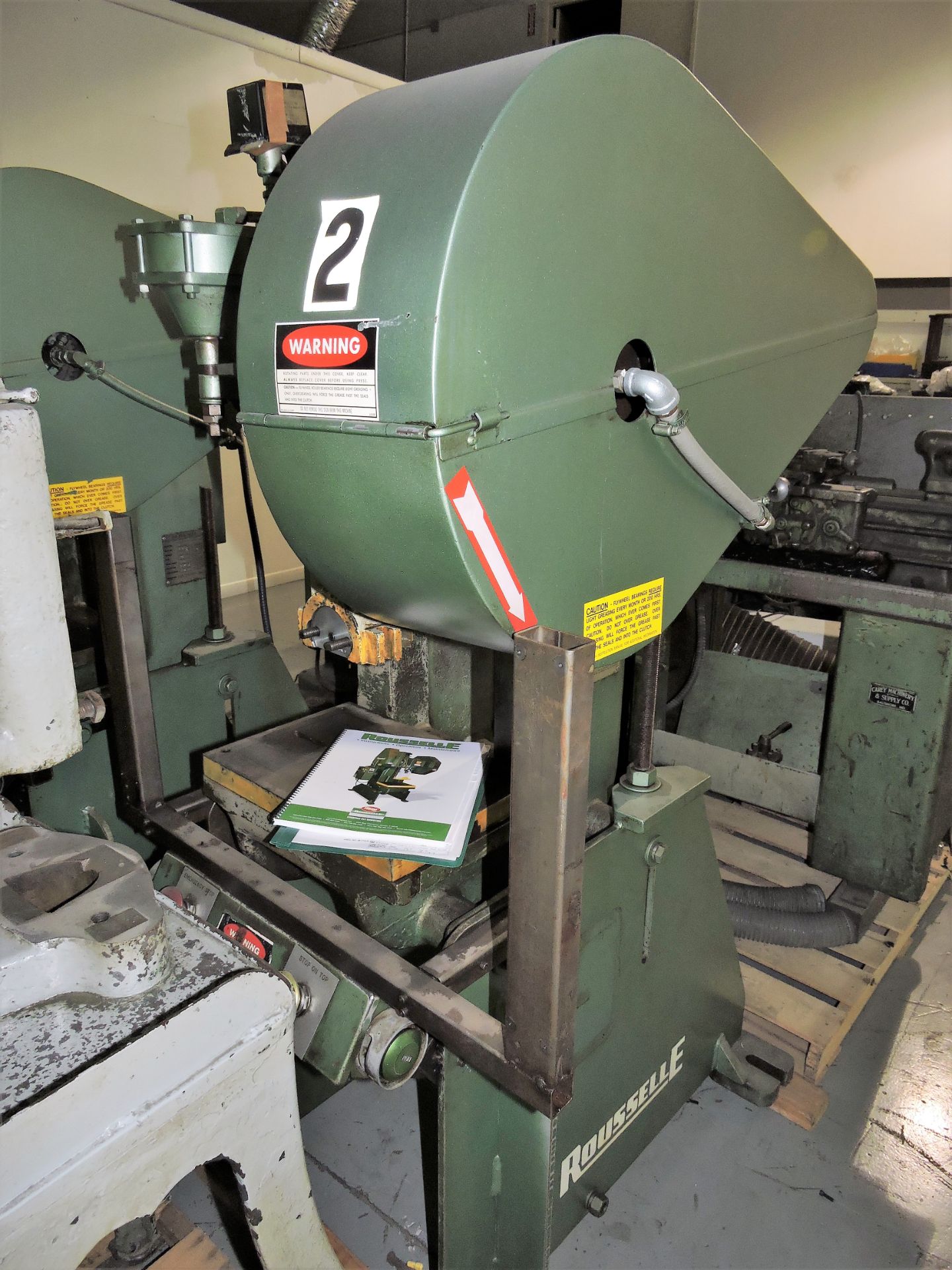 Heim Rousselle Model #2 OBI Punch Press New (1995), S/n 32399, Deerfield Beach Fl