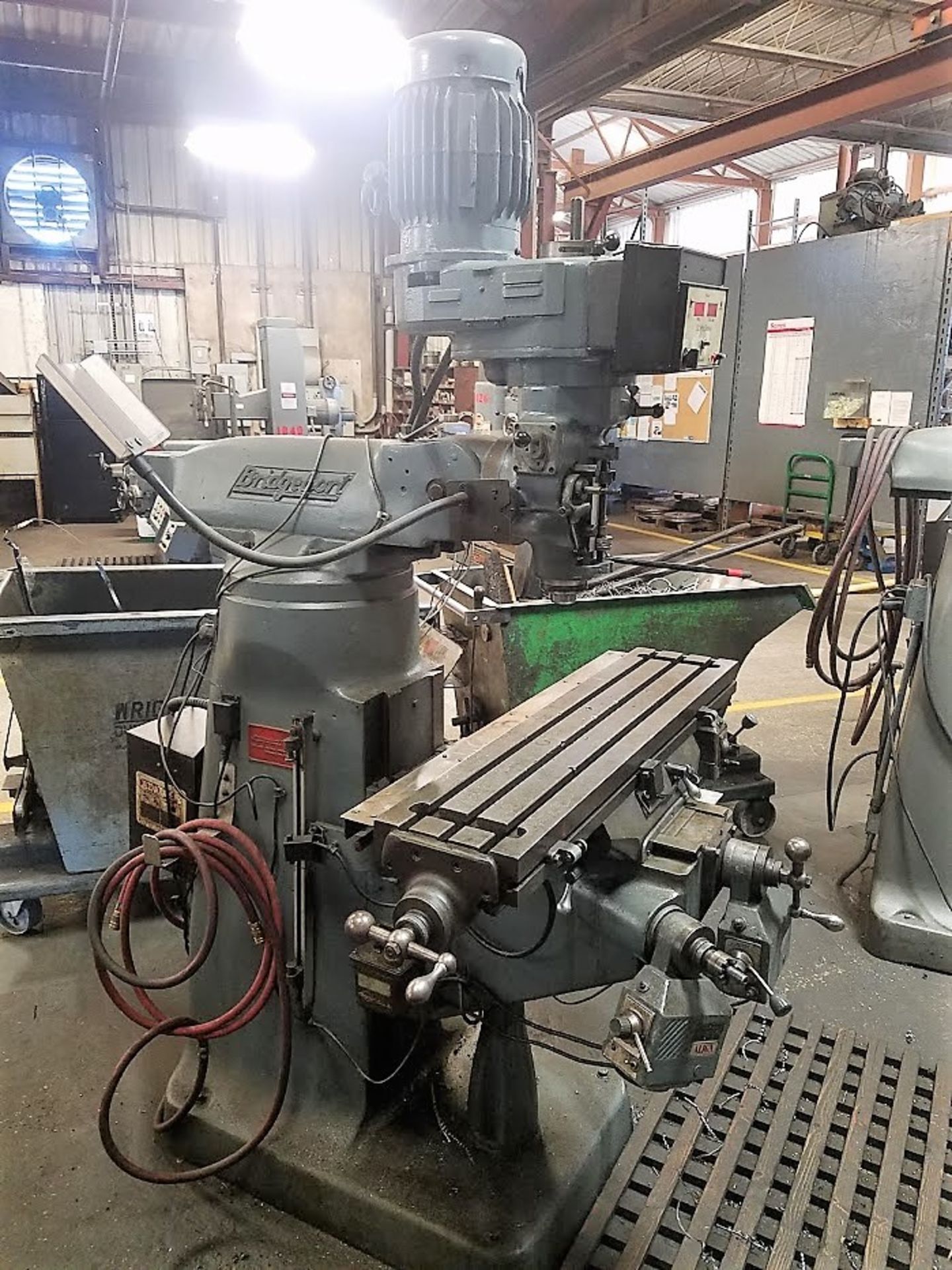 Bridgeport 2HP Variable Speed Milling Machine S/n DRO, Power Feeds, (Lakeland , FL) - Image 3 of 3