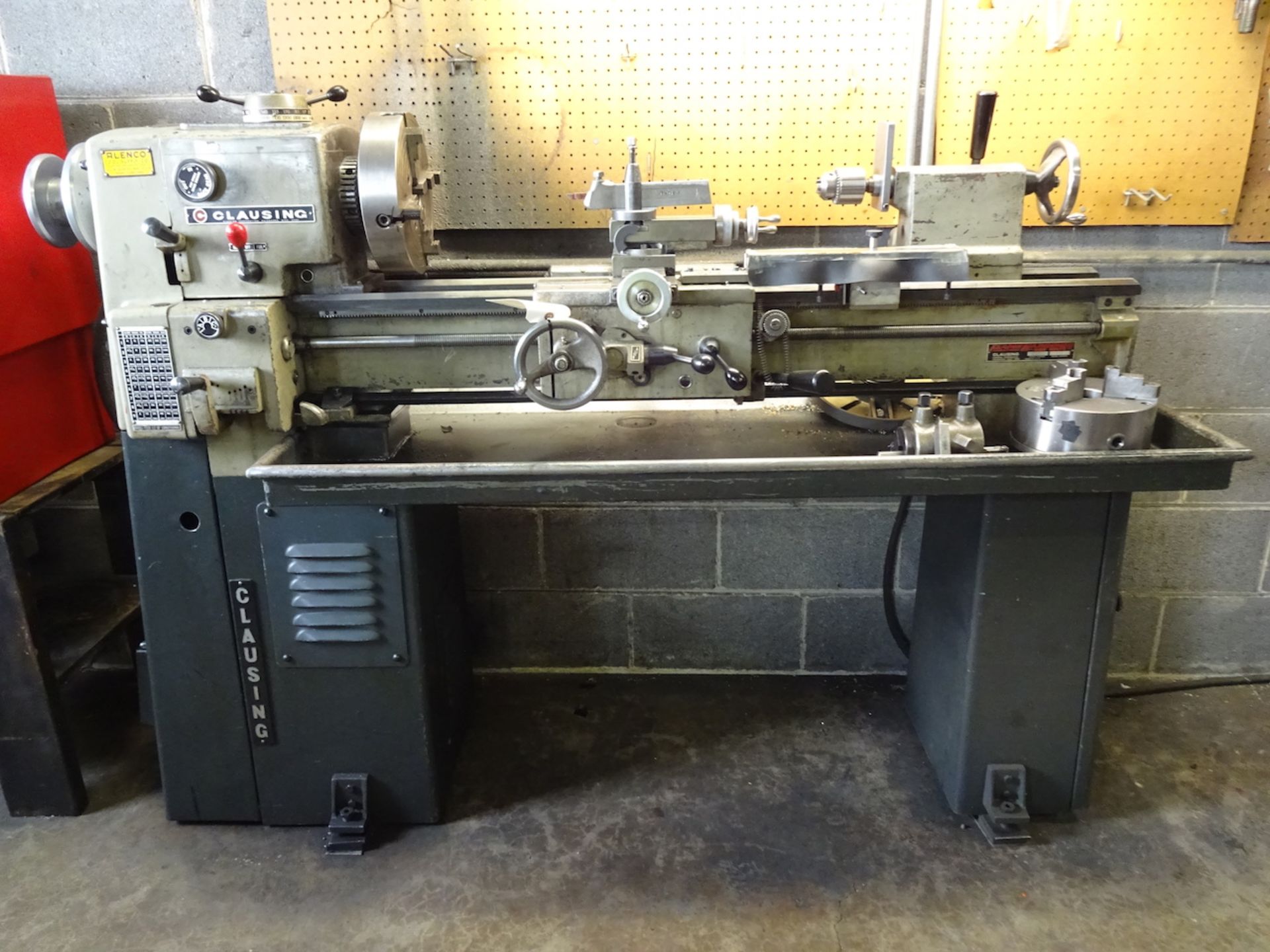 CLAUSING 12 IN X 36 IN MODEL 5914 LATHE: S/N 511091, - Image 14 of 14