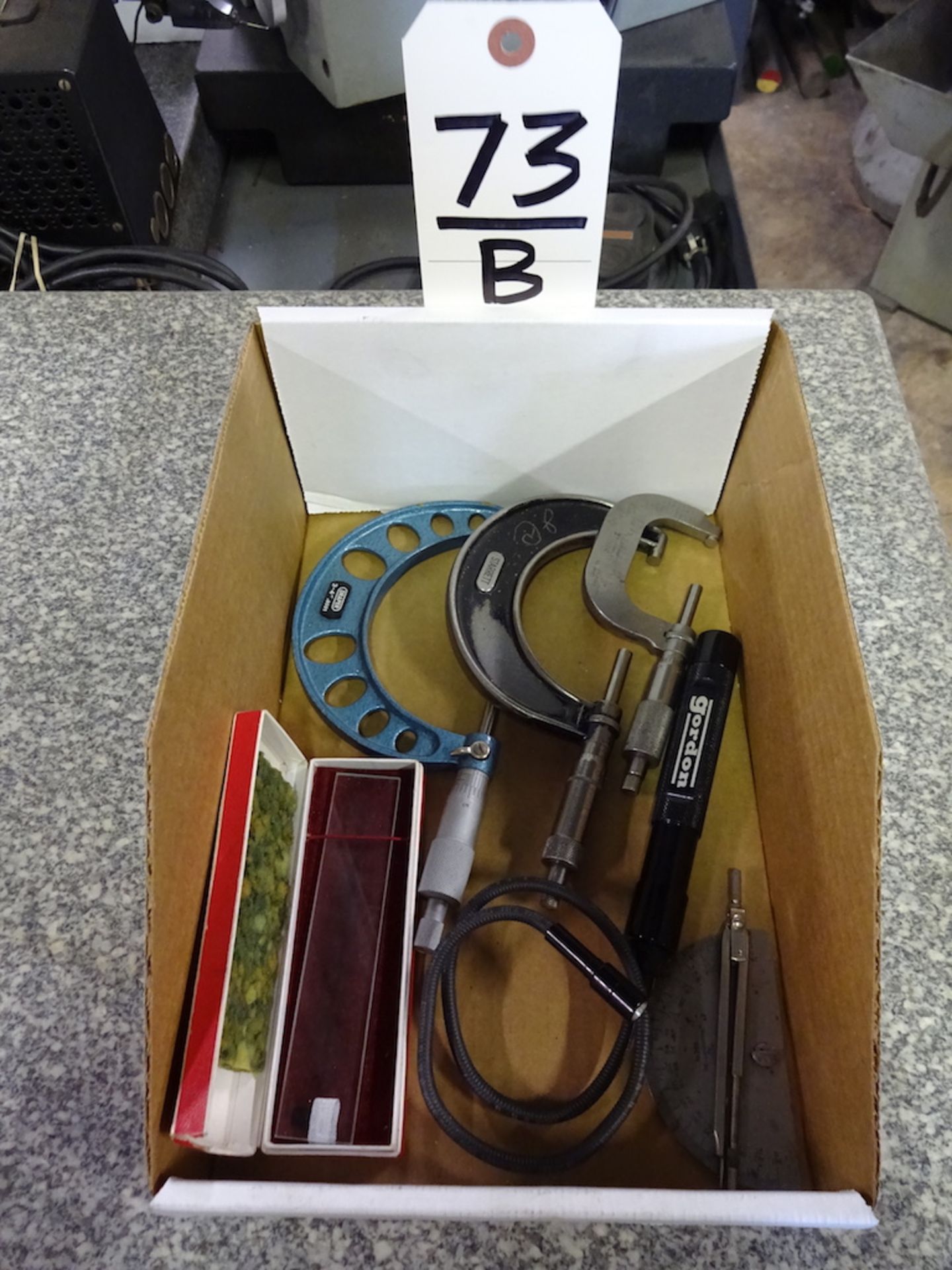 LOT: ASSORTED INSPECTION EQUIPMENT, INCLUDING MICROMETERS, ETC.