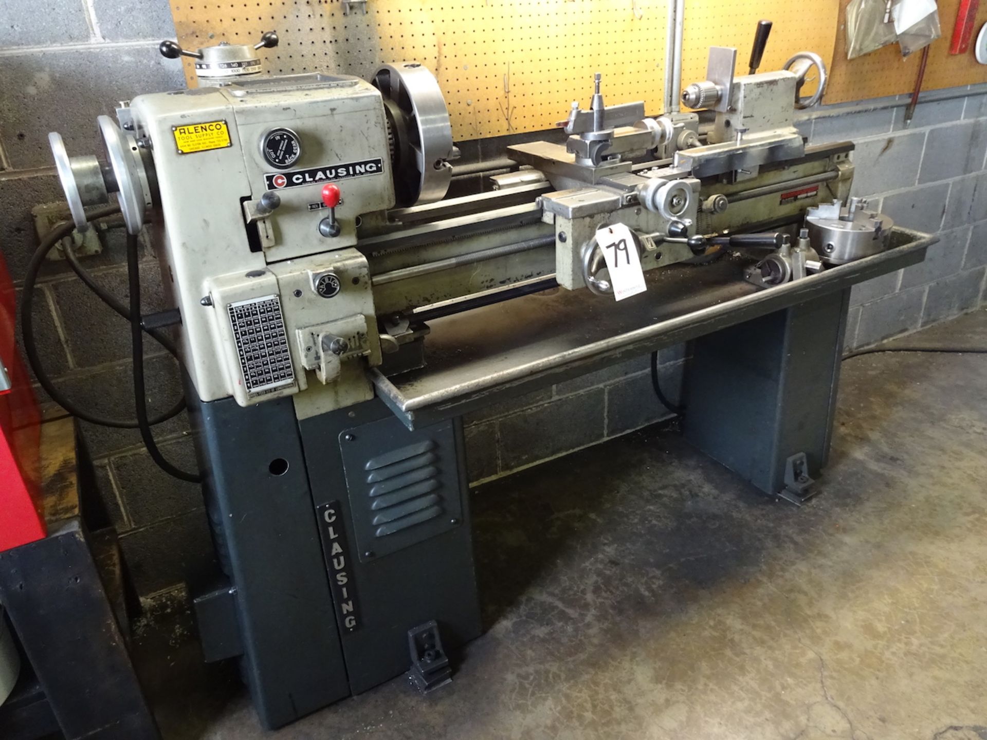 CLAUSING 12 IN X 36 IN MODEL 5914 LATHE: S/N 511091,