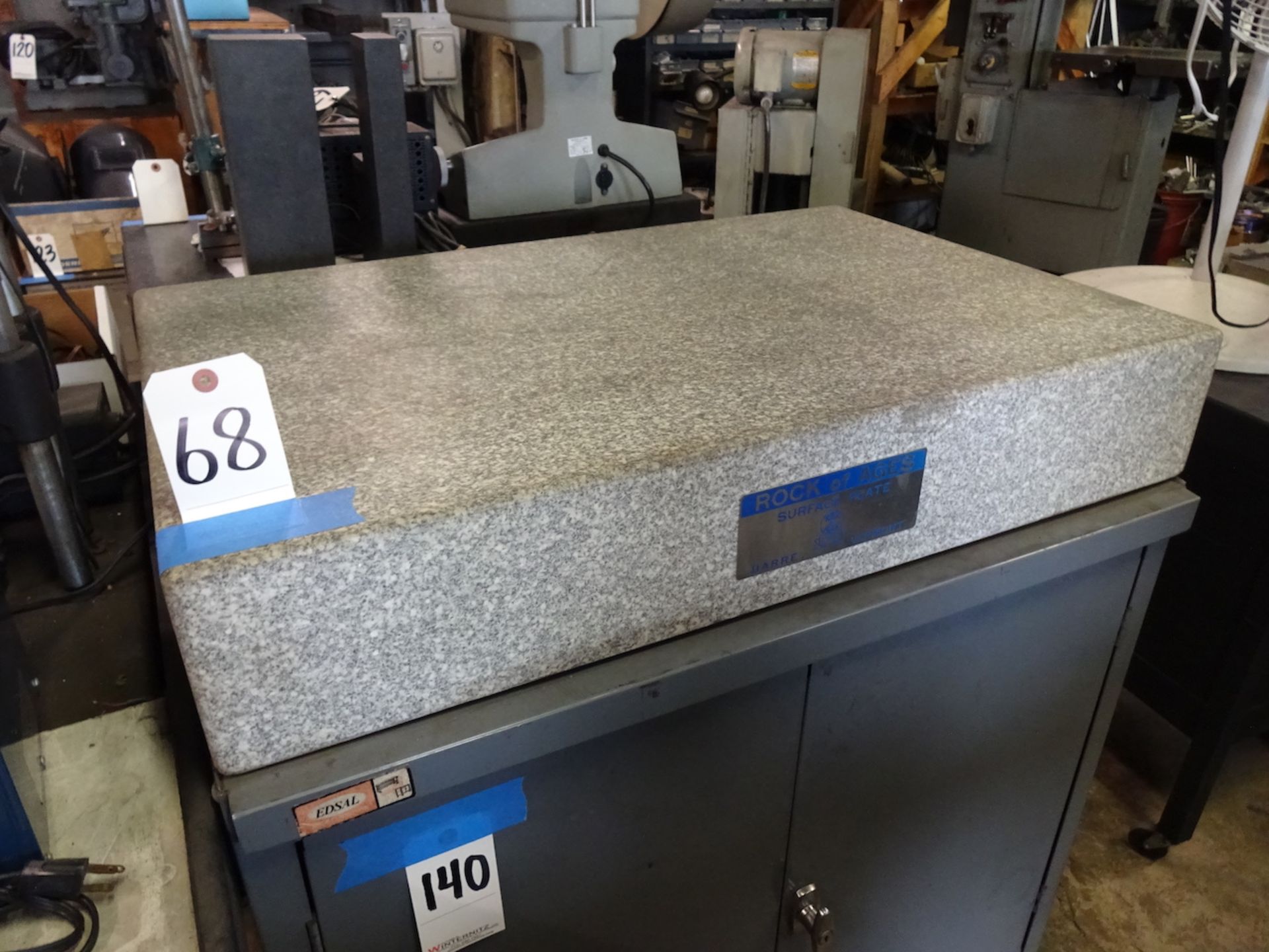 ROCK OF AGES 36 X 24 X 6-1/2 GRANITE SURFACE PLATE