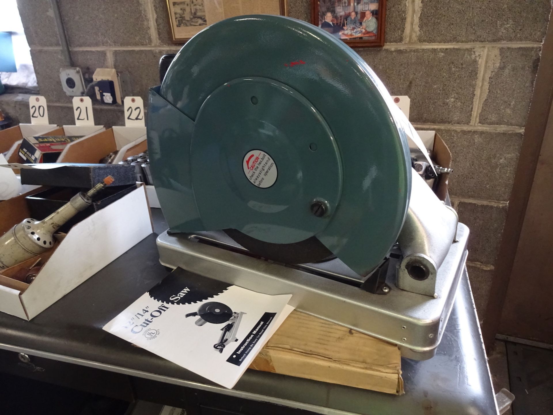 ENCO 14 IN MODEL00231530 CUT-OFF SAW: 2-1/2HP, 3900 RPM, WITH BLADES - Image 2 of 2