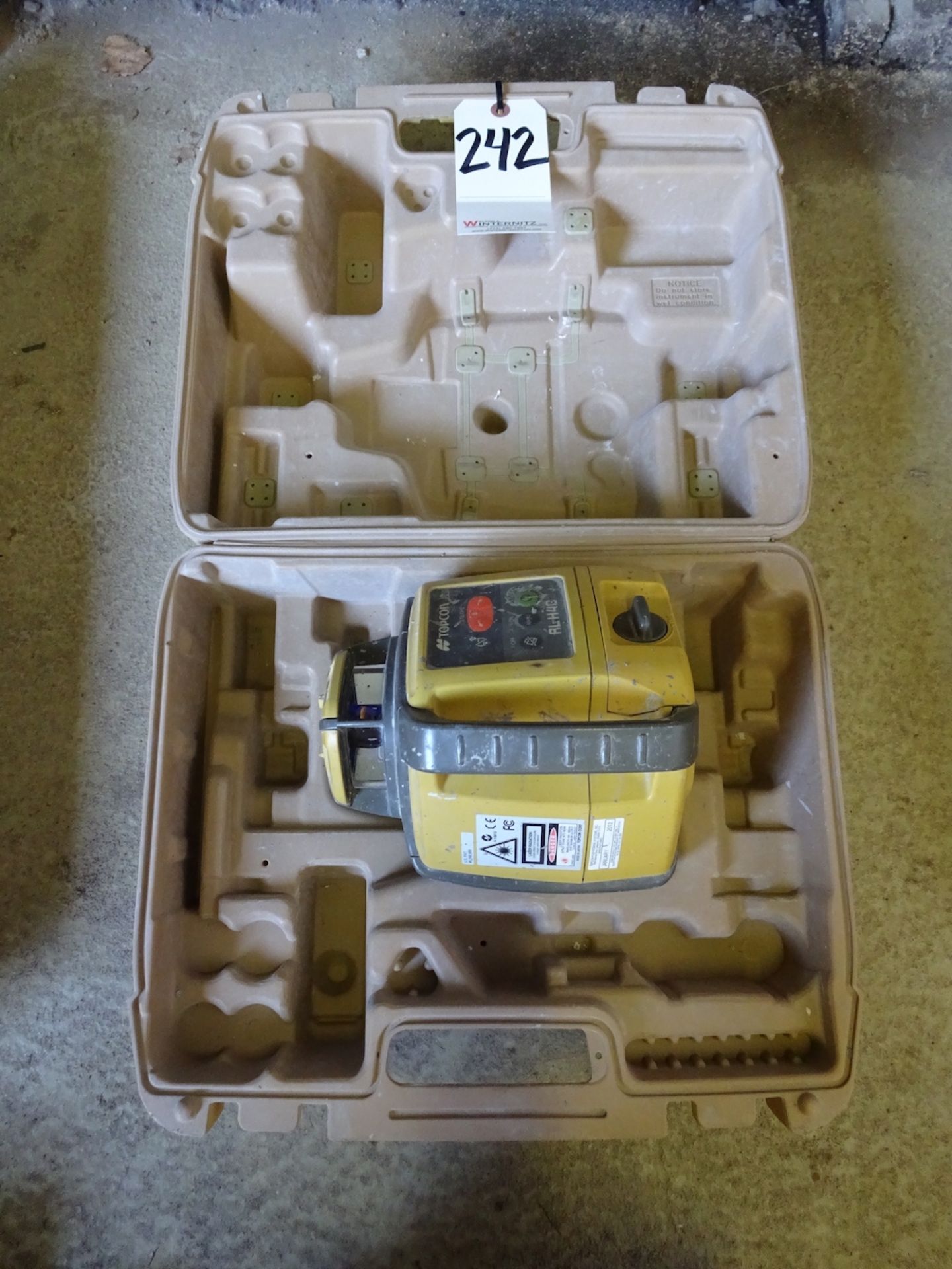 2012 TOPCON LASER RL-H4C LASER, S/N: X81495, WITH CASE, CONDITION UNKNOWN, PLEASE PLAN ON