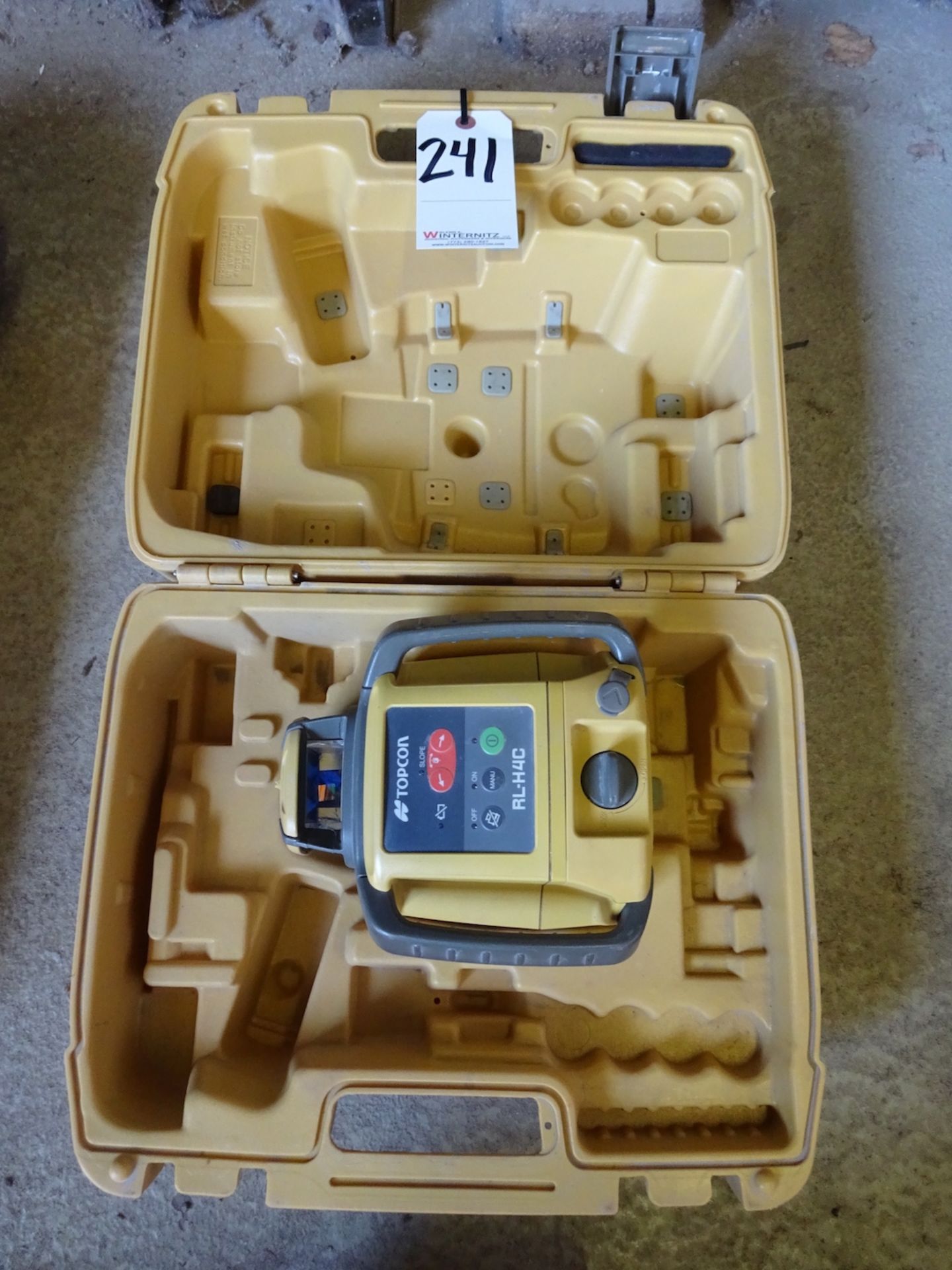 2013 TOPCON LASER RL-H4C LASER, S/N: MG7149, WITH CASE, CONDITION UNKNOWN, PLEASE PLAN ON