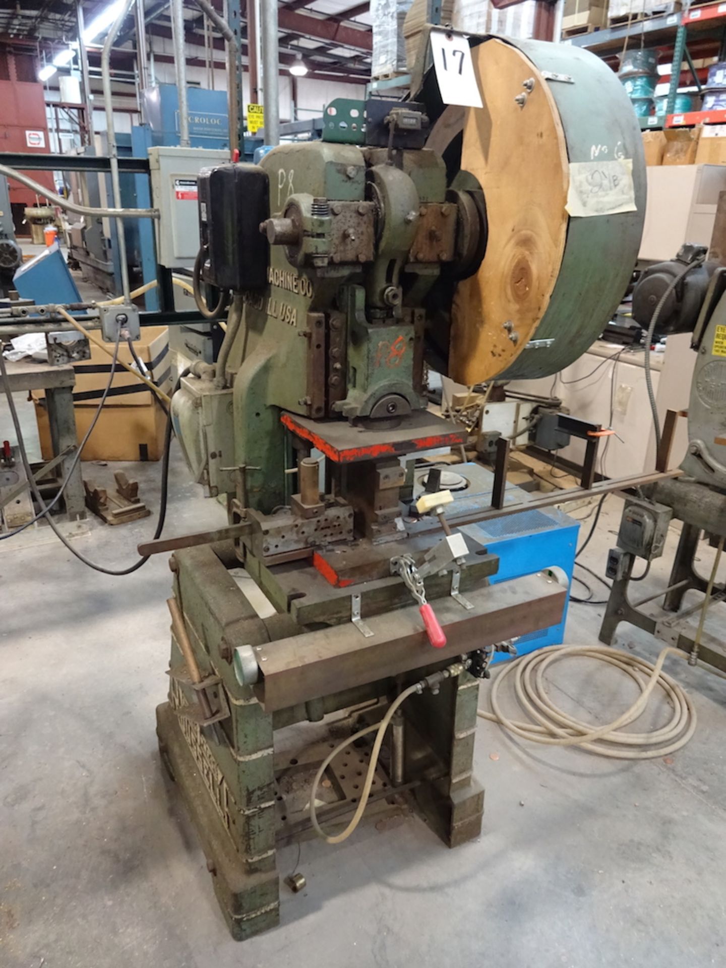 Rousselle No. 2 OBI Punch Press, S/N CA 6572, 1 HP